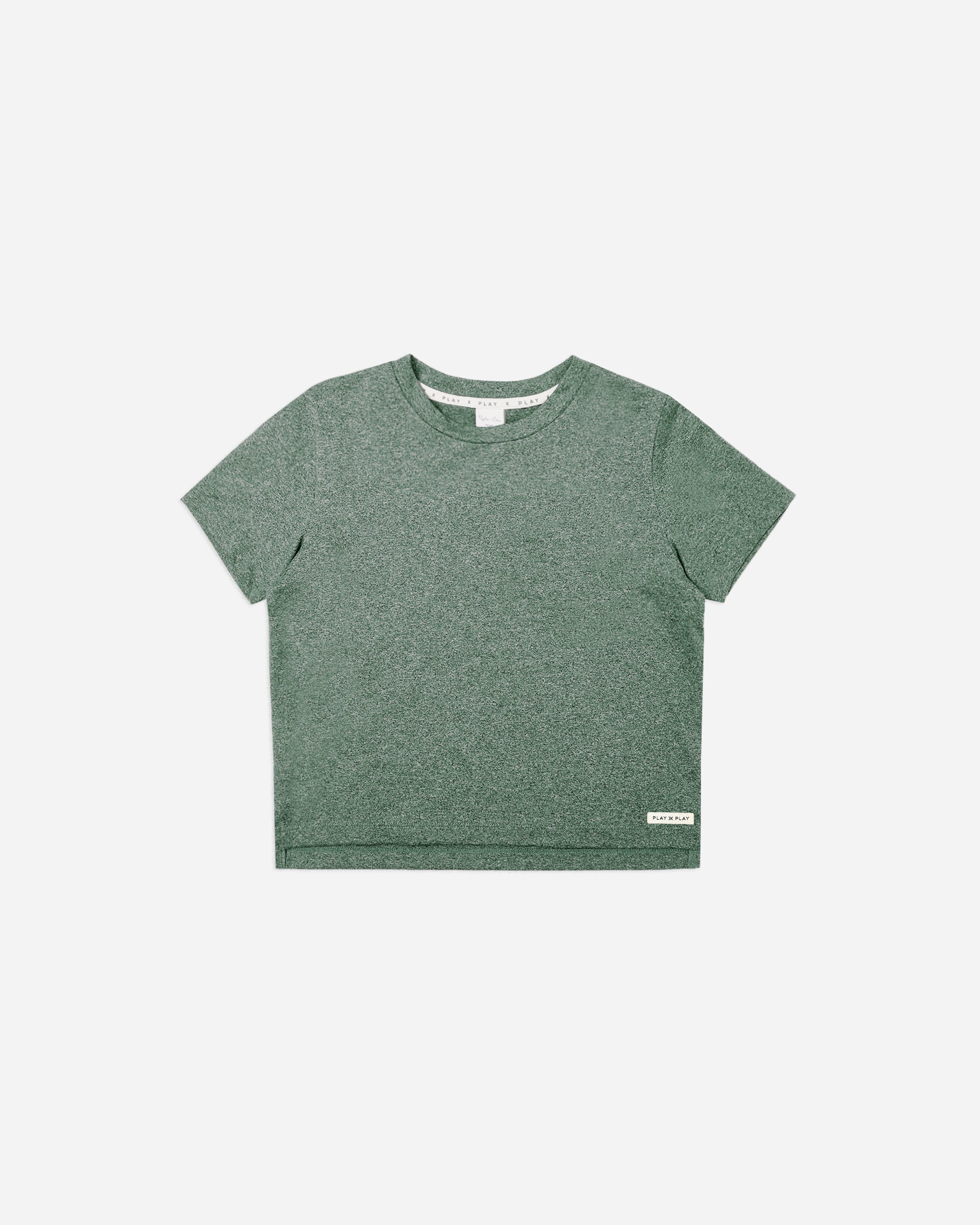 Cove Essential Tee || Heathered Green - LAST 6/7Y & 8/9Y