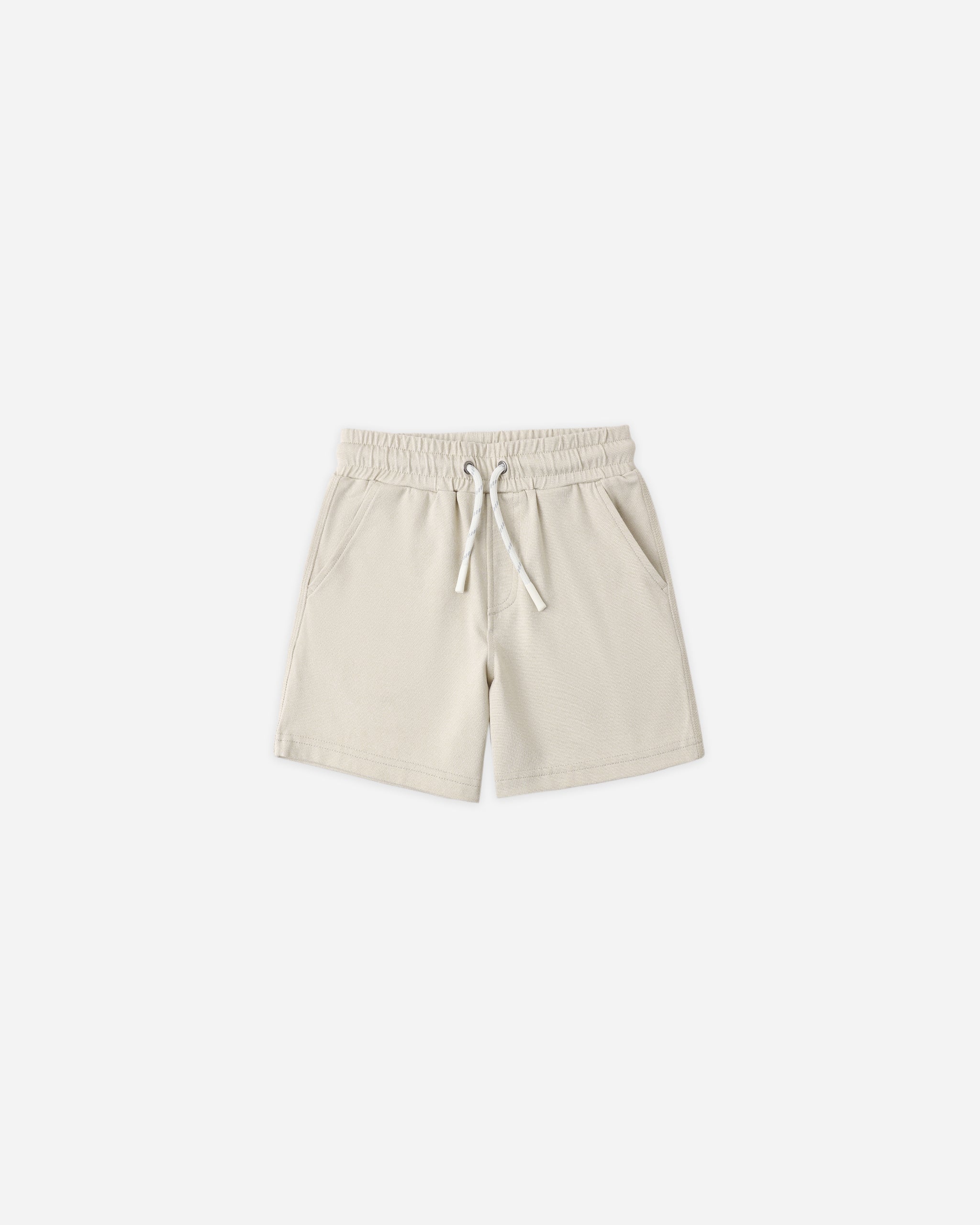 Oceanside Tech Short || Heathered Pebble