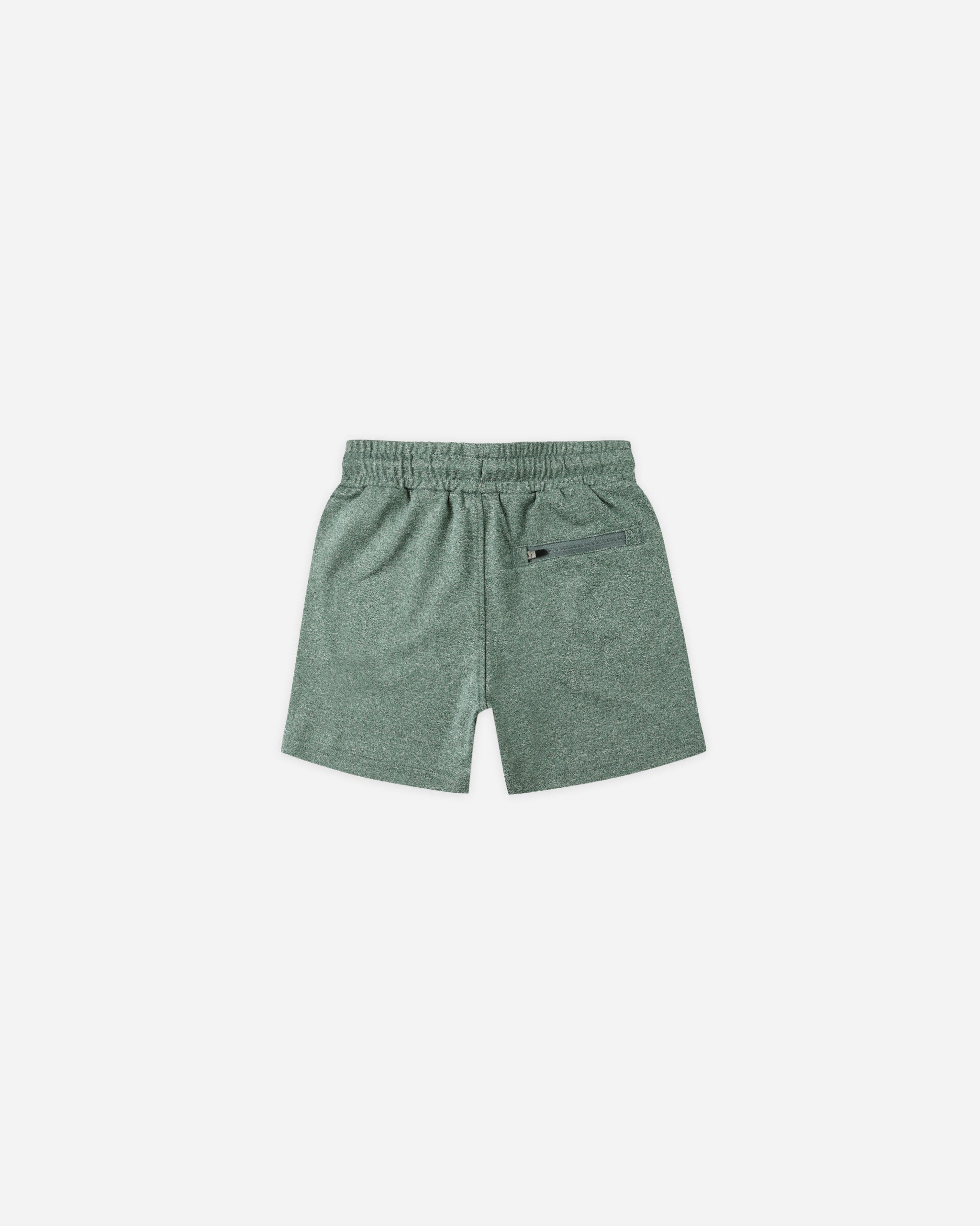 Oceanside Tech Short || Heathered Green - LAST 6/7Y & 8/9Y