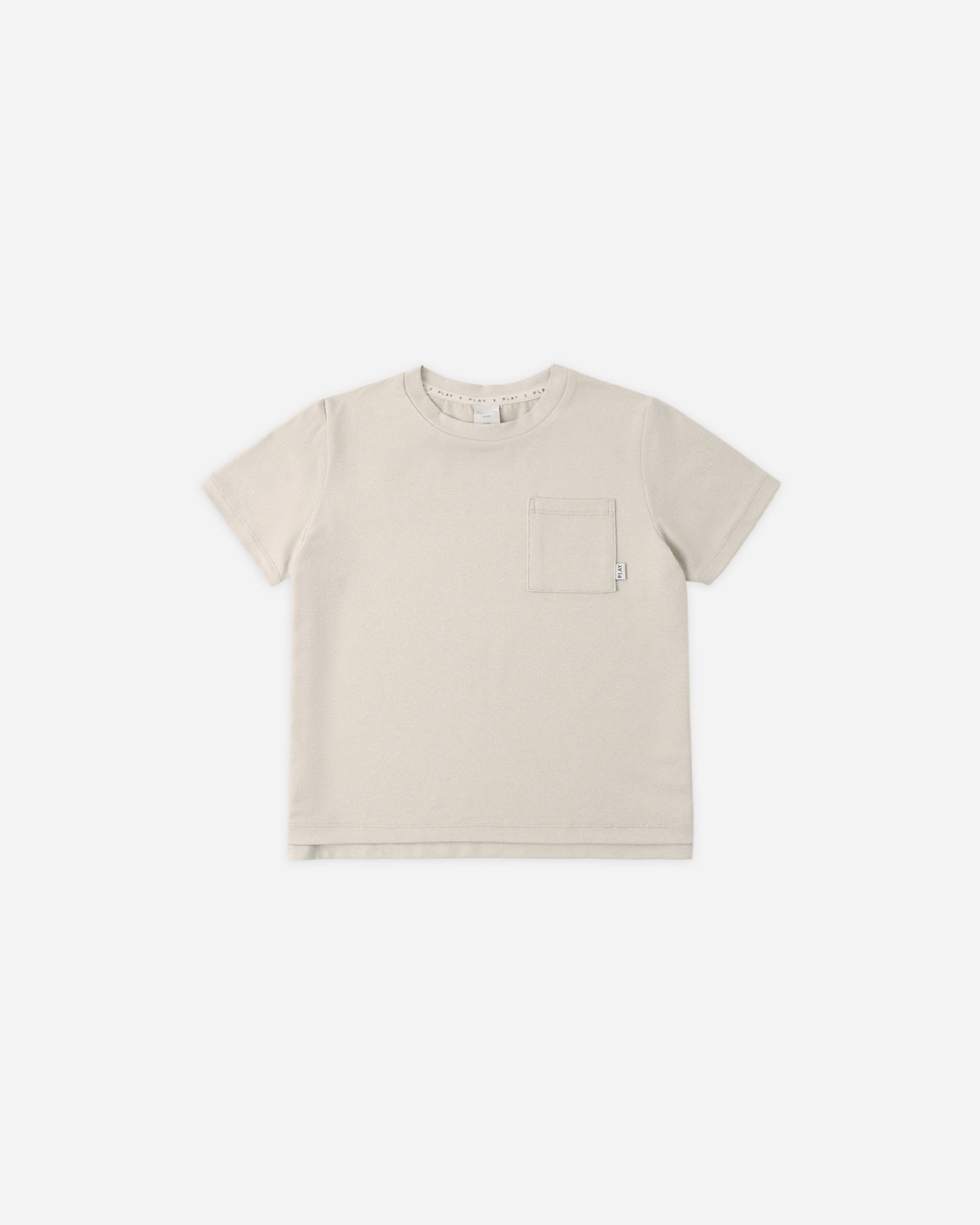 Cove Essential Pocket Tee Heathered Pebble