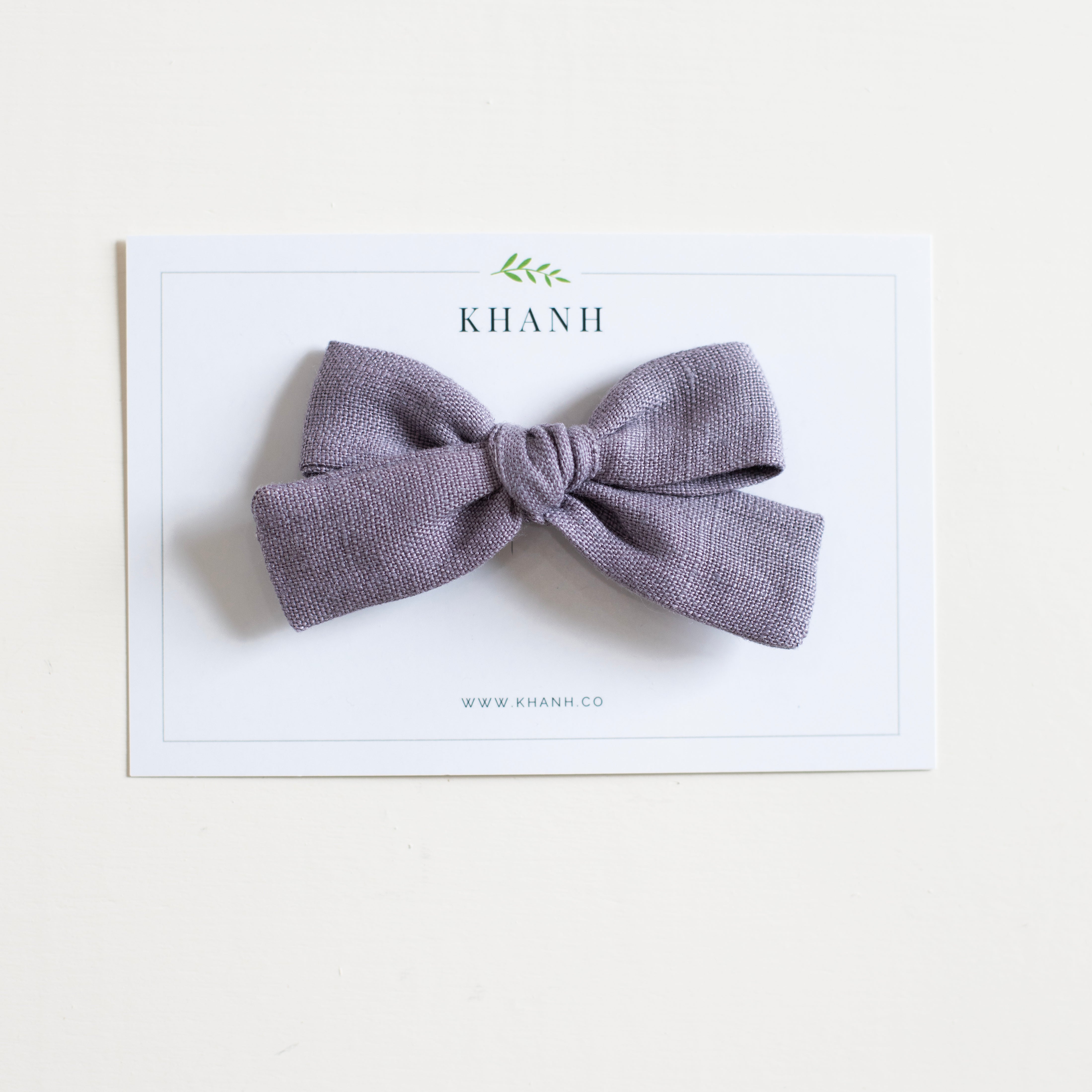 Purple Ash || Medium Hand-tied Bow