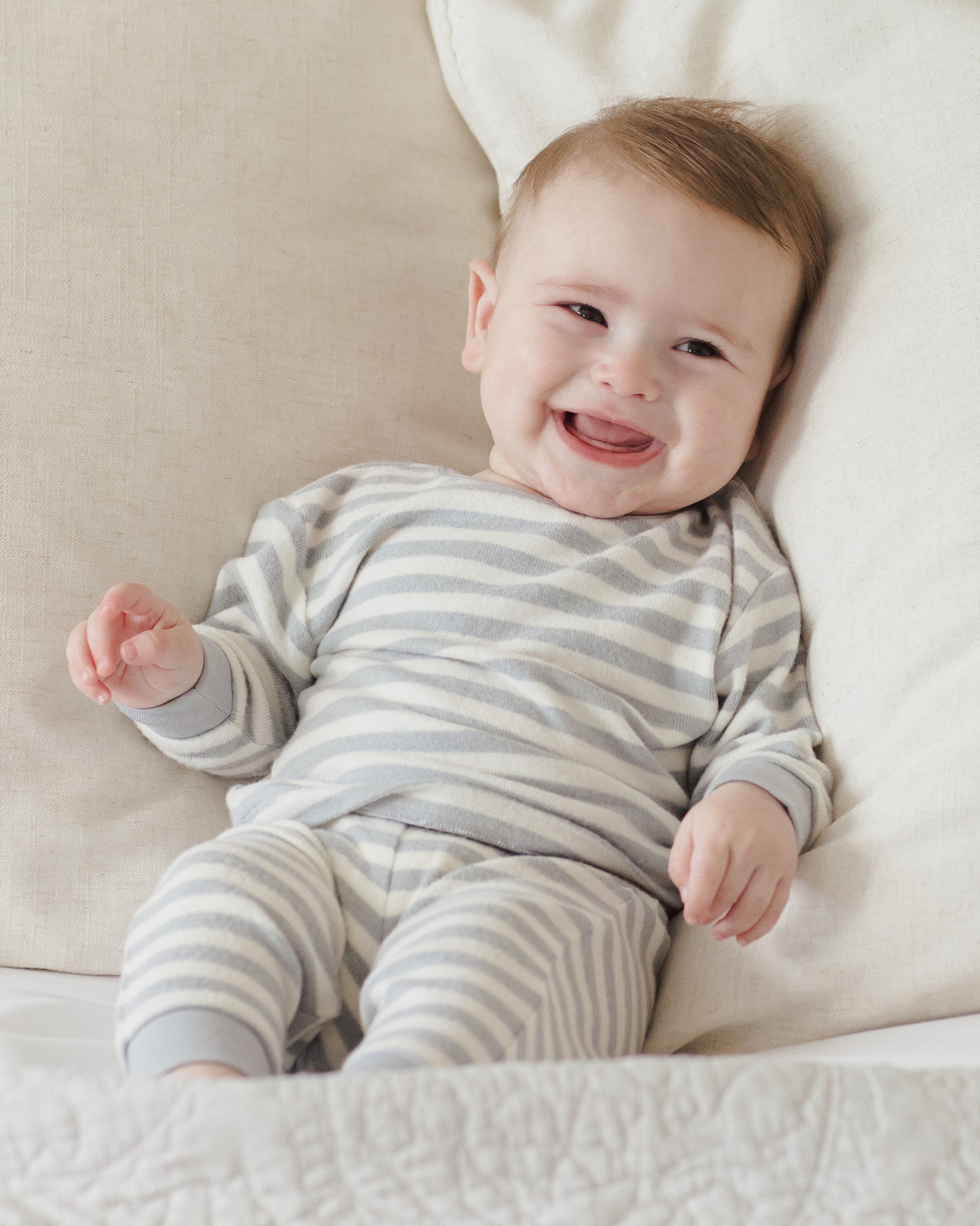 Cozy Set || Blue Stripe - LAST ONE 2/3Y