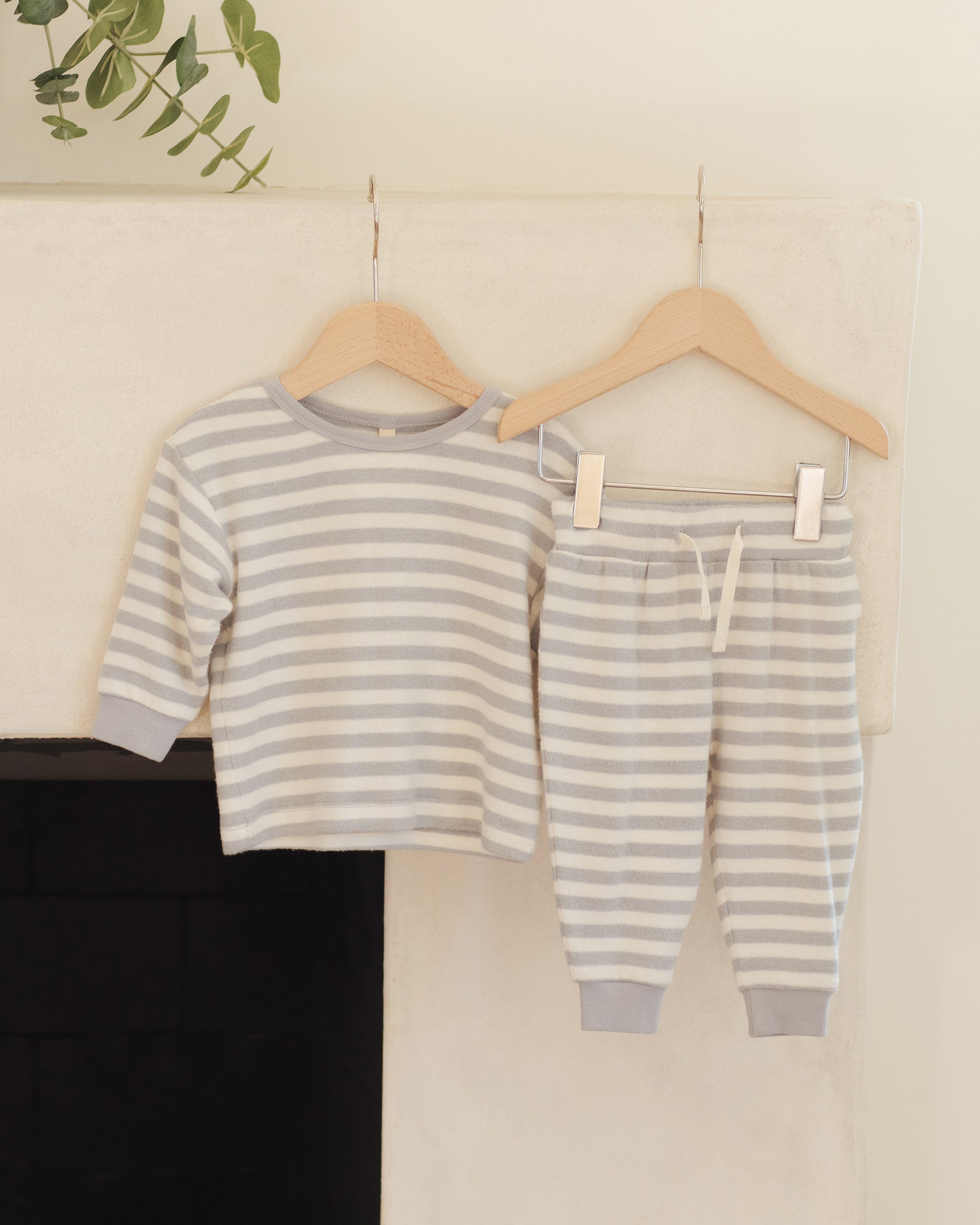 Cozy Set || Blue Stripe - LAST ONE 2/3Y