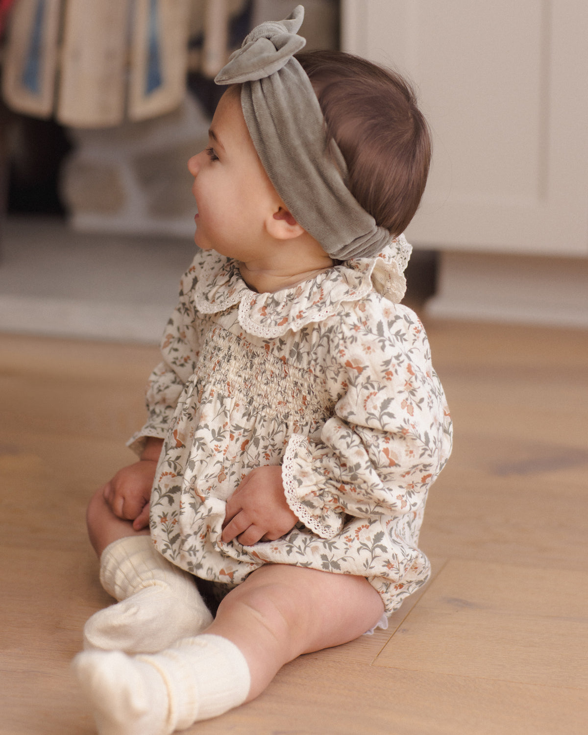 Callie Romper || Holiday Floral