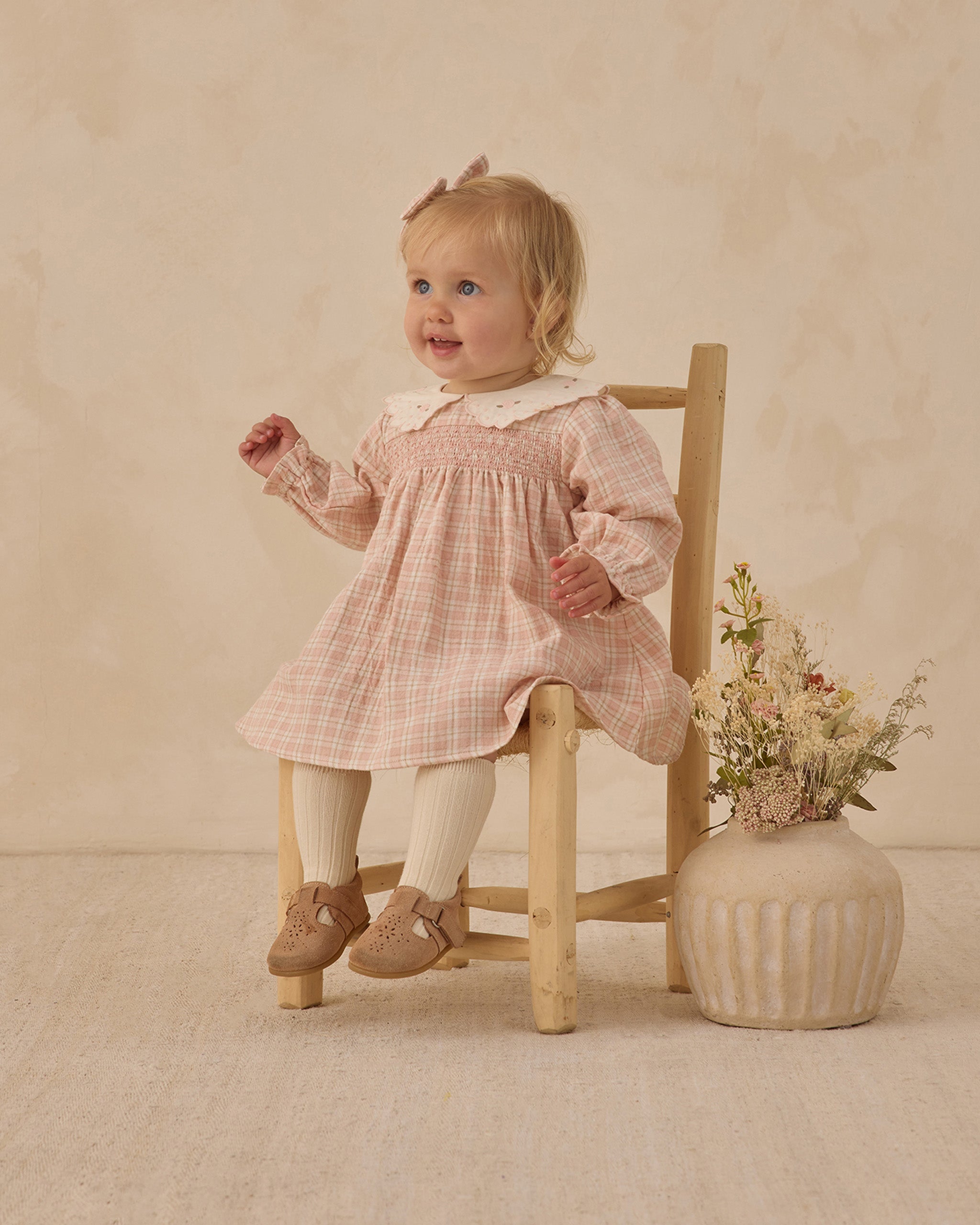 Callie Dress || Pink Plaid