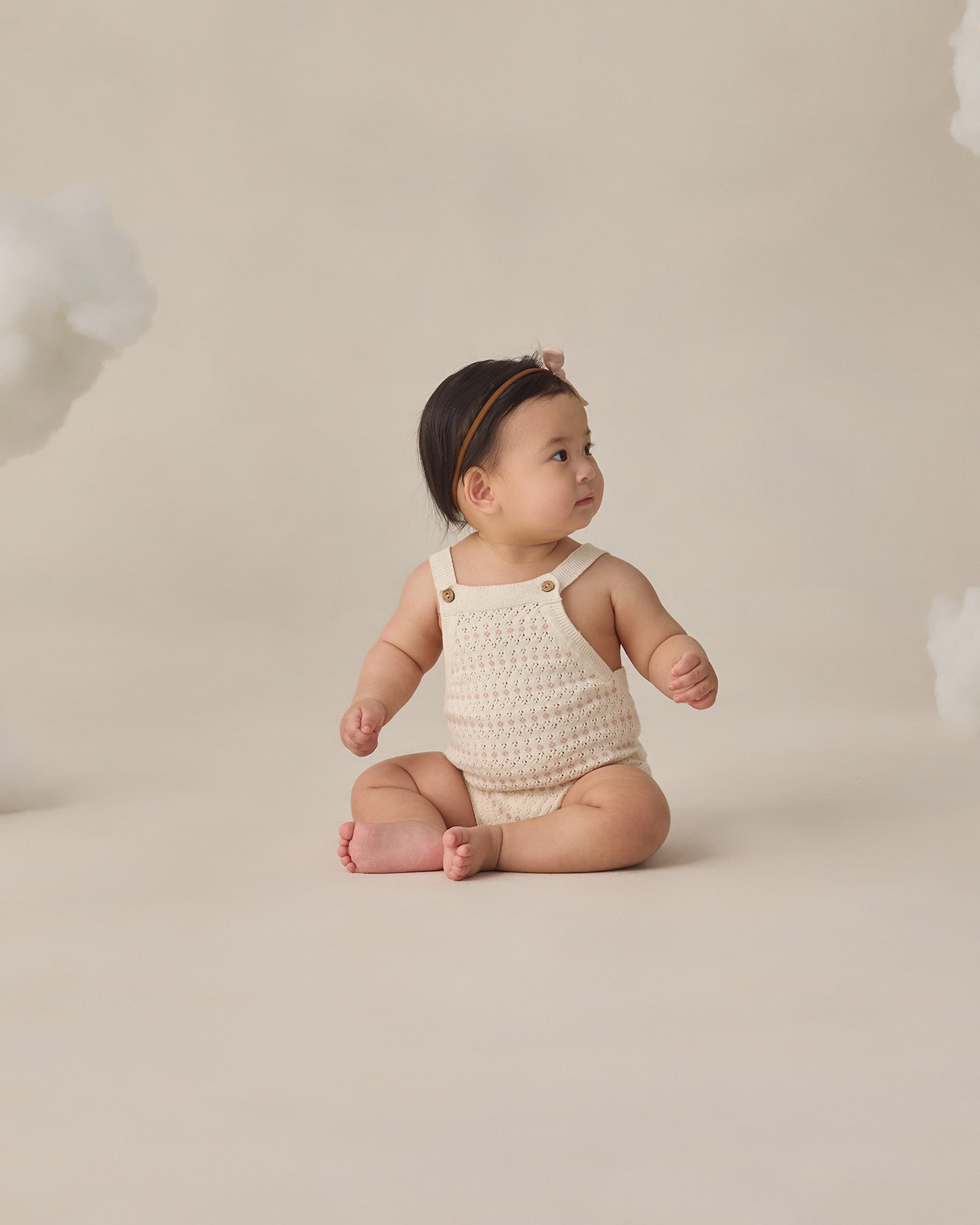 Tatum Romper || Ivory