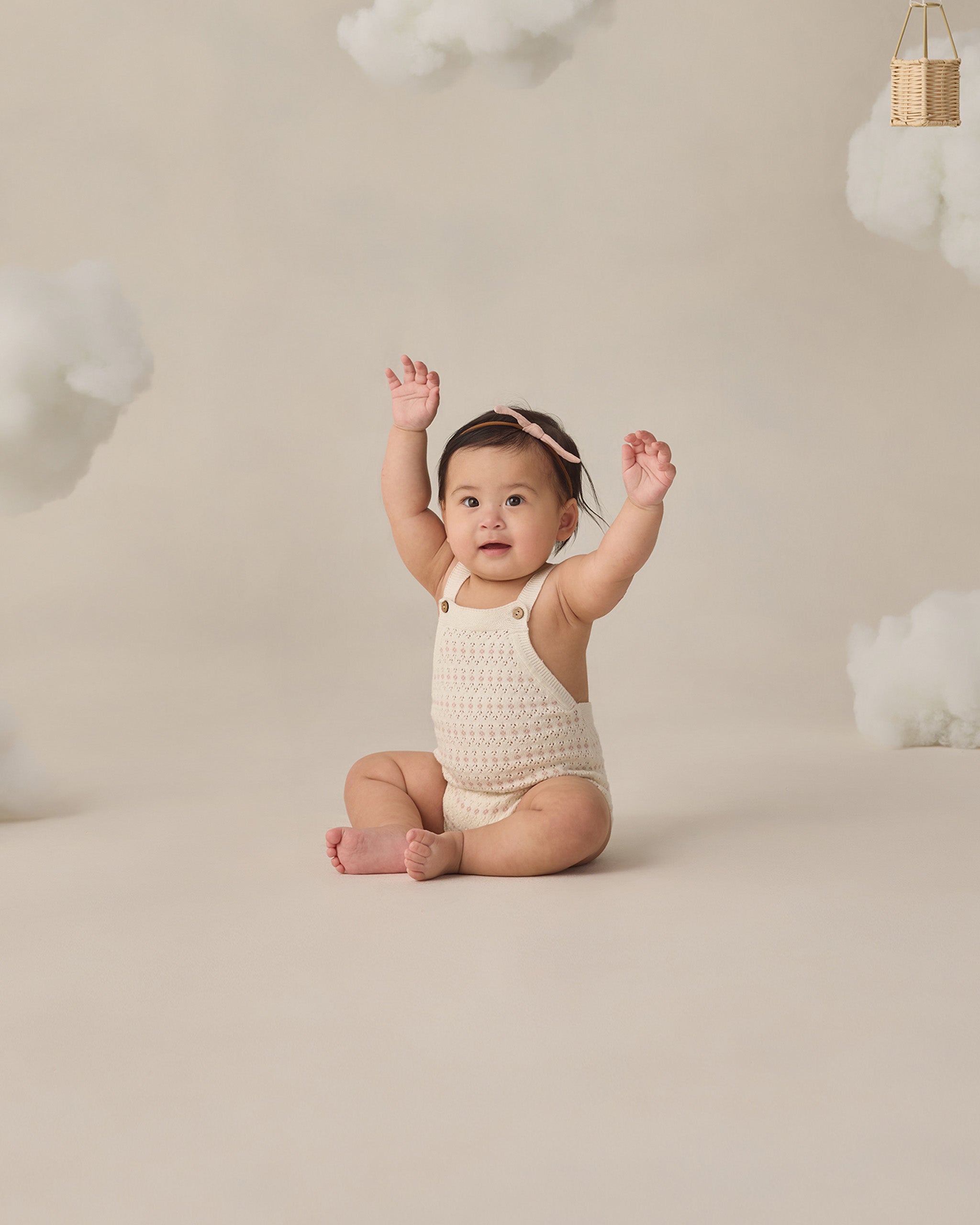 Tatum Romper || Ivory