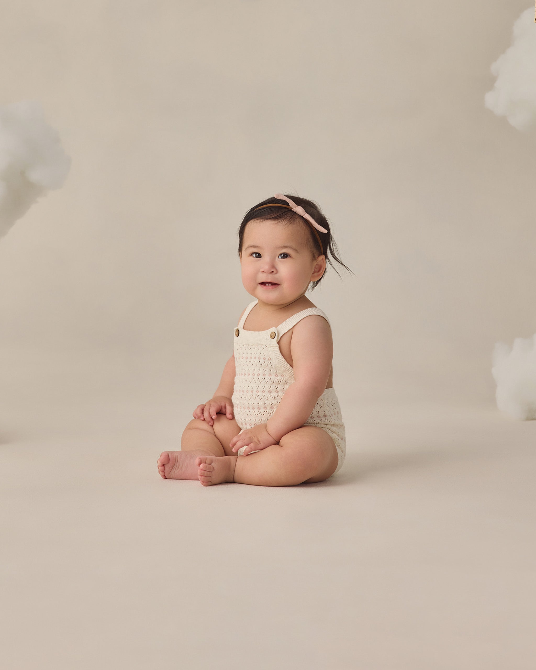 Tatum Romper || Ivory