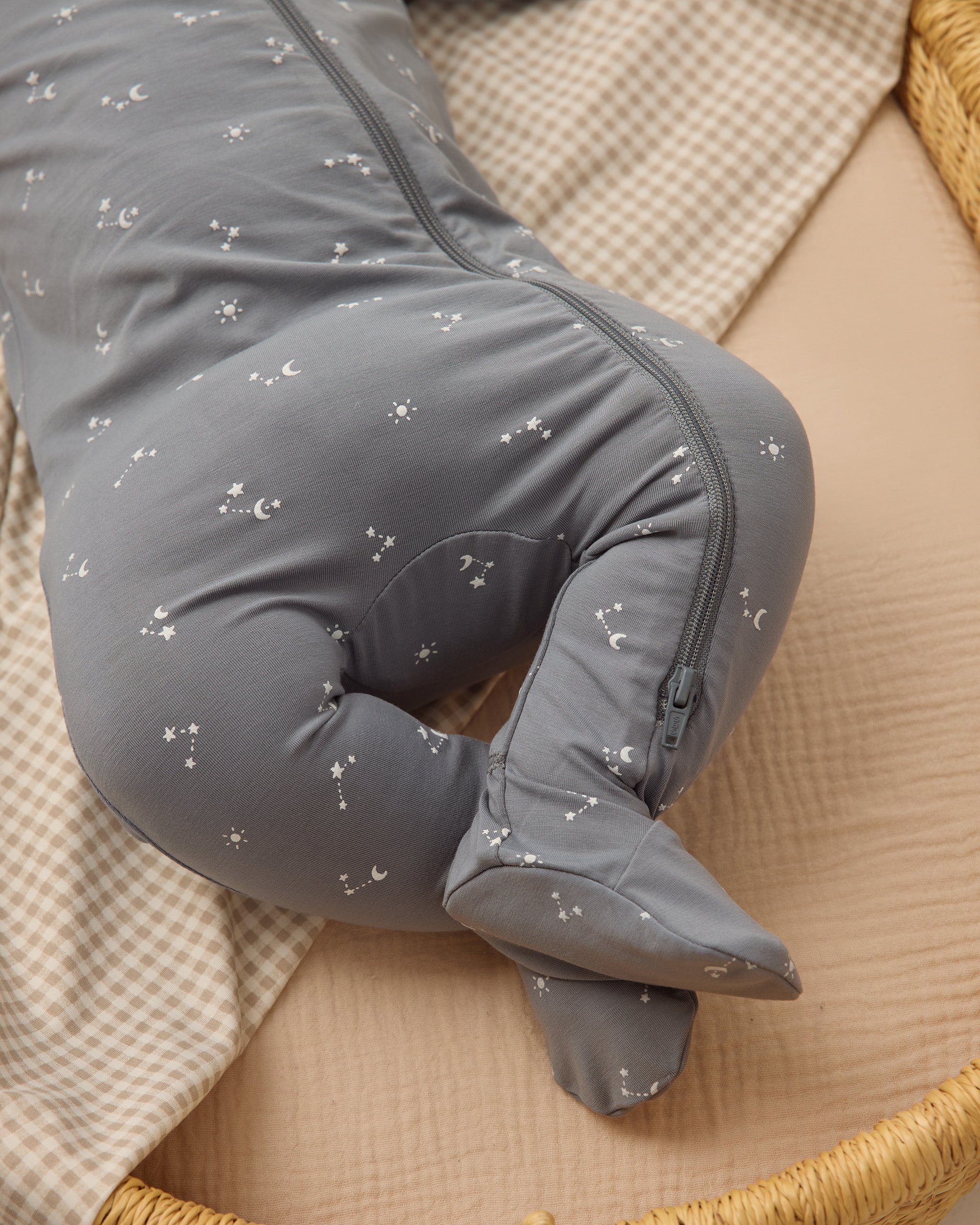 Bamboo Zip Footie || Starlight