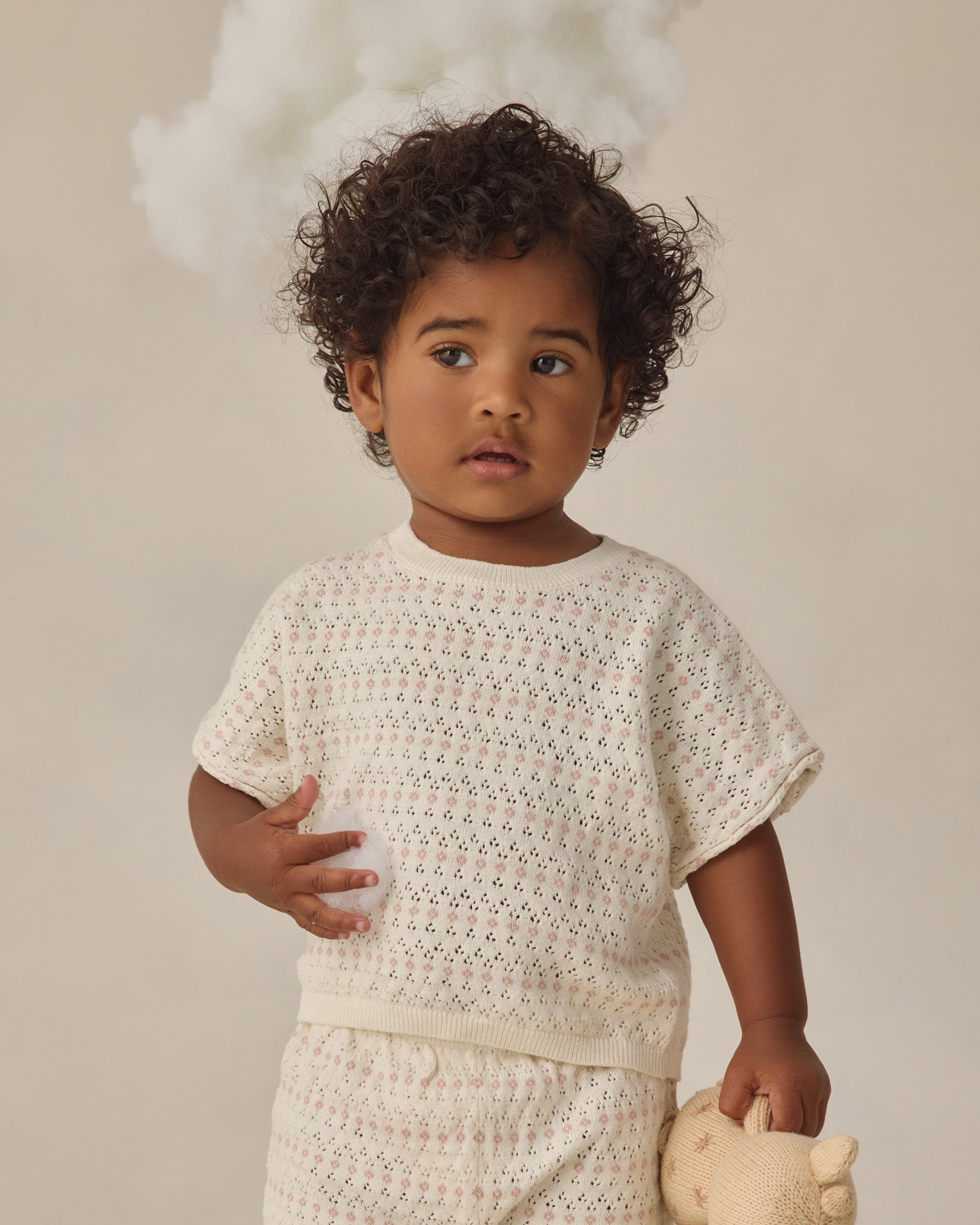 Relaxed Summer Knit Set || Ivory