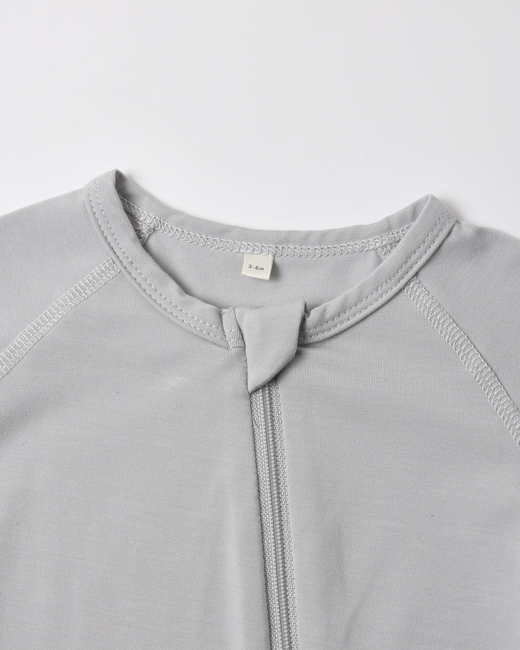 Bamboo Zip Footie || Cloud