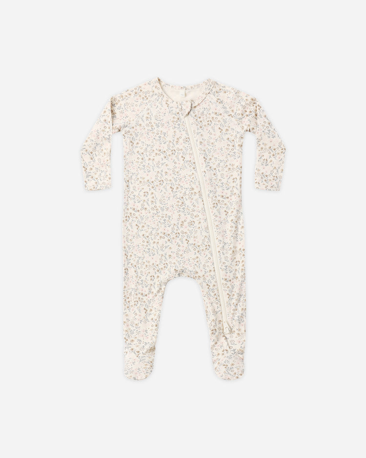 Bamboo Zip Footie || Bloom