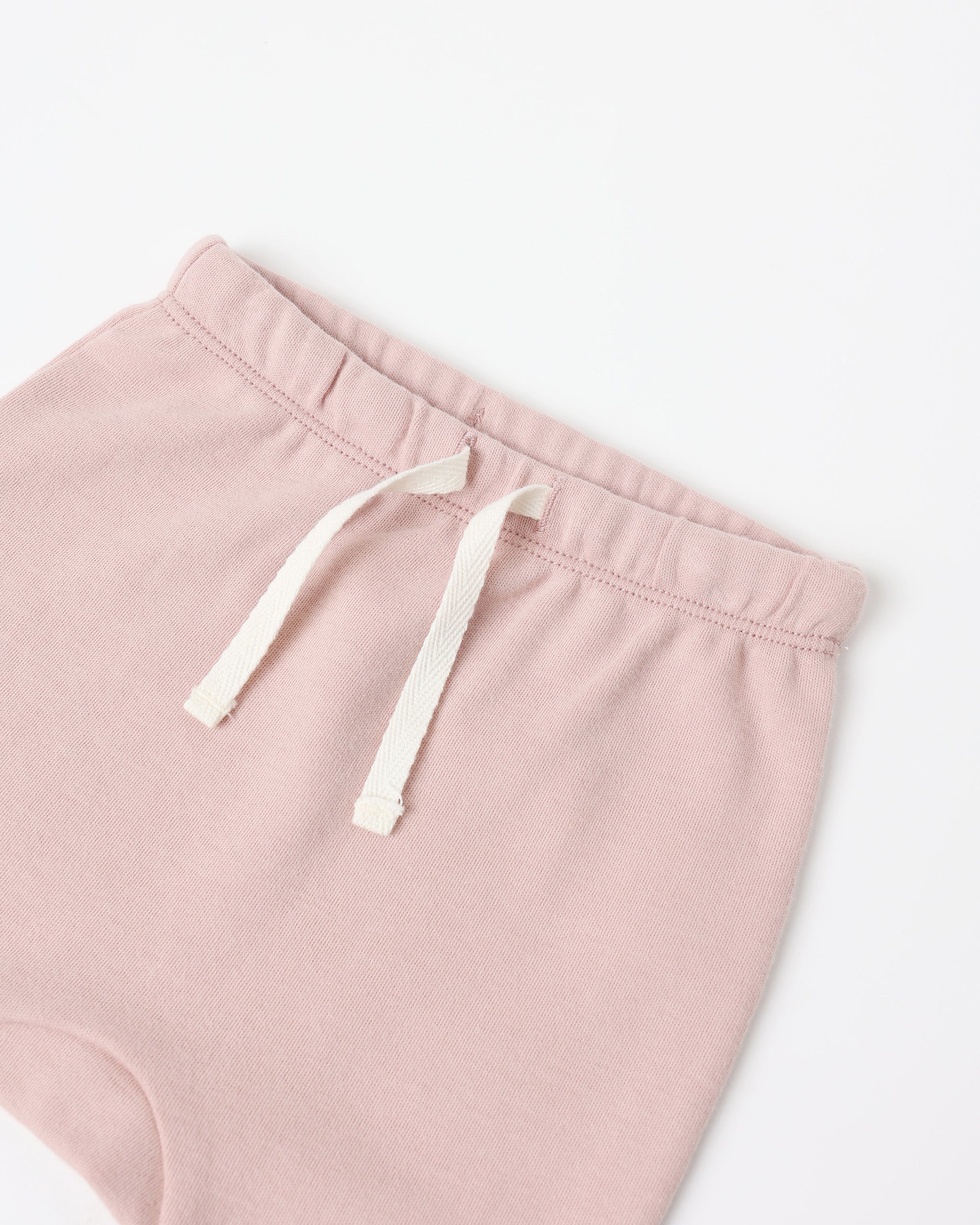 Wrap Top + Footed Pant Set || Rose
