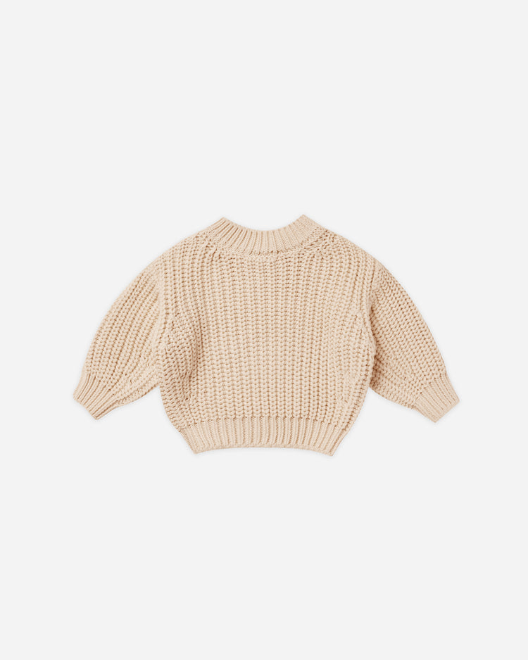 Chunky Knit Sweater || Shell