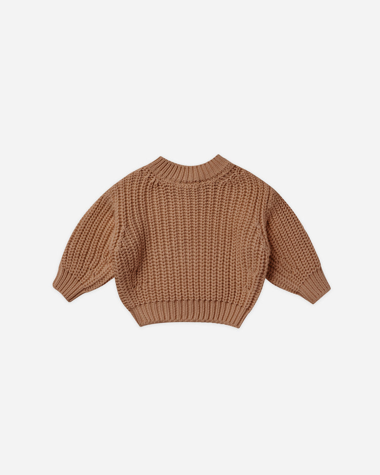 Chunky Knit Sweater || Cinnamon