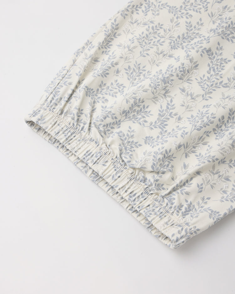 BAMBOO BABY GOWN + HAT SET || CLOUD FLORAL