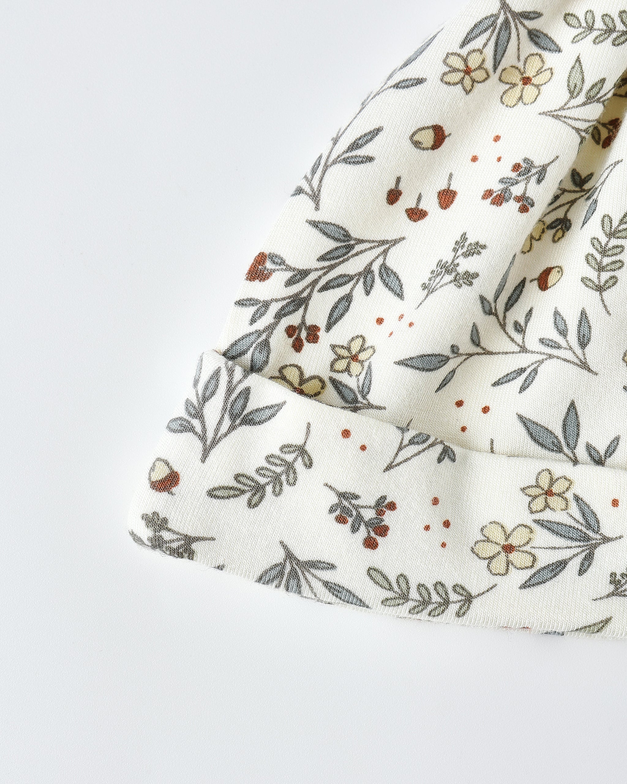 Bamboo Baby Gown + Hat Set || Woodland