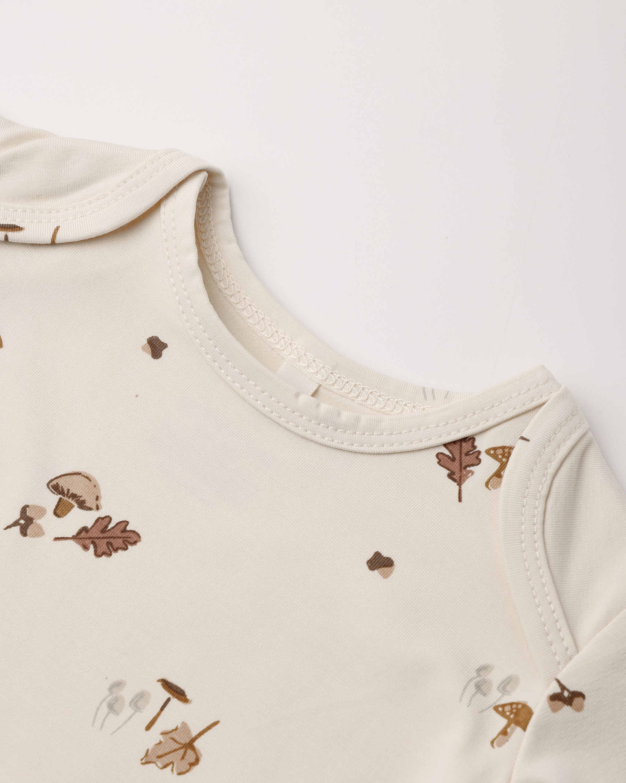 Bamboo Baby Gown + Hat Set || Woodland