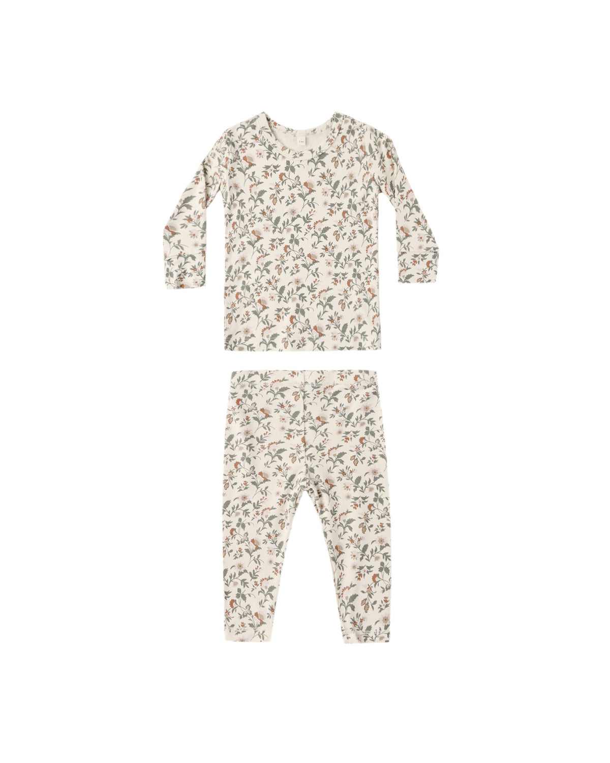 Bamboo Pajama Set || Holiday Floral