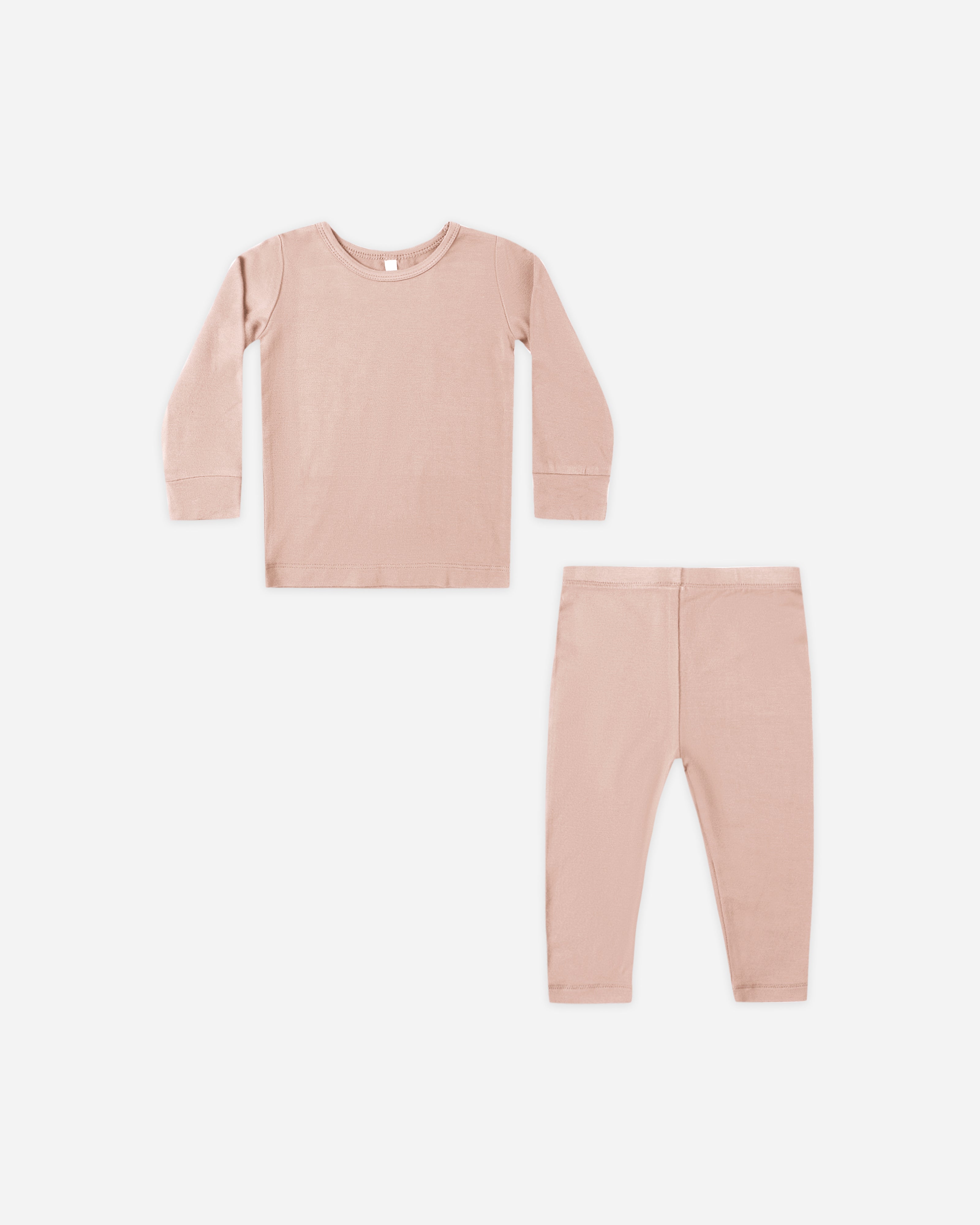 Bamboo Pajama Set || Rose - LAST 0/3M & 4/5Y