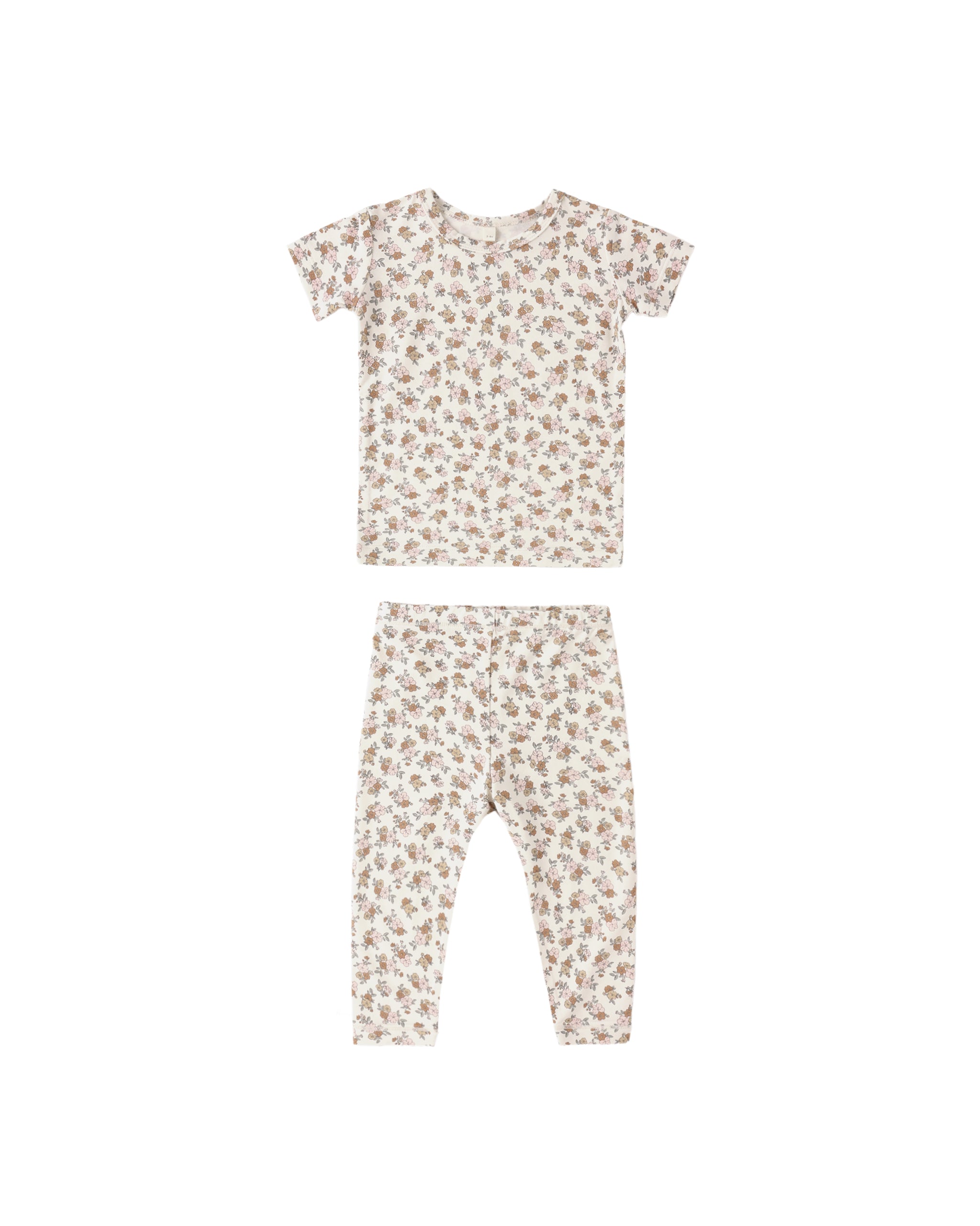 Bamboo Short Sleeve Pajama Set || Wildflower