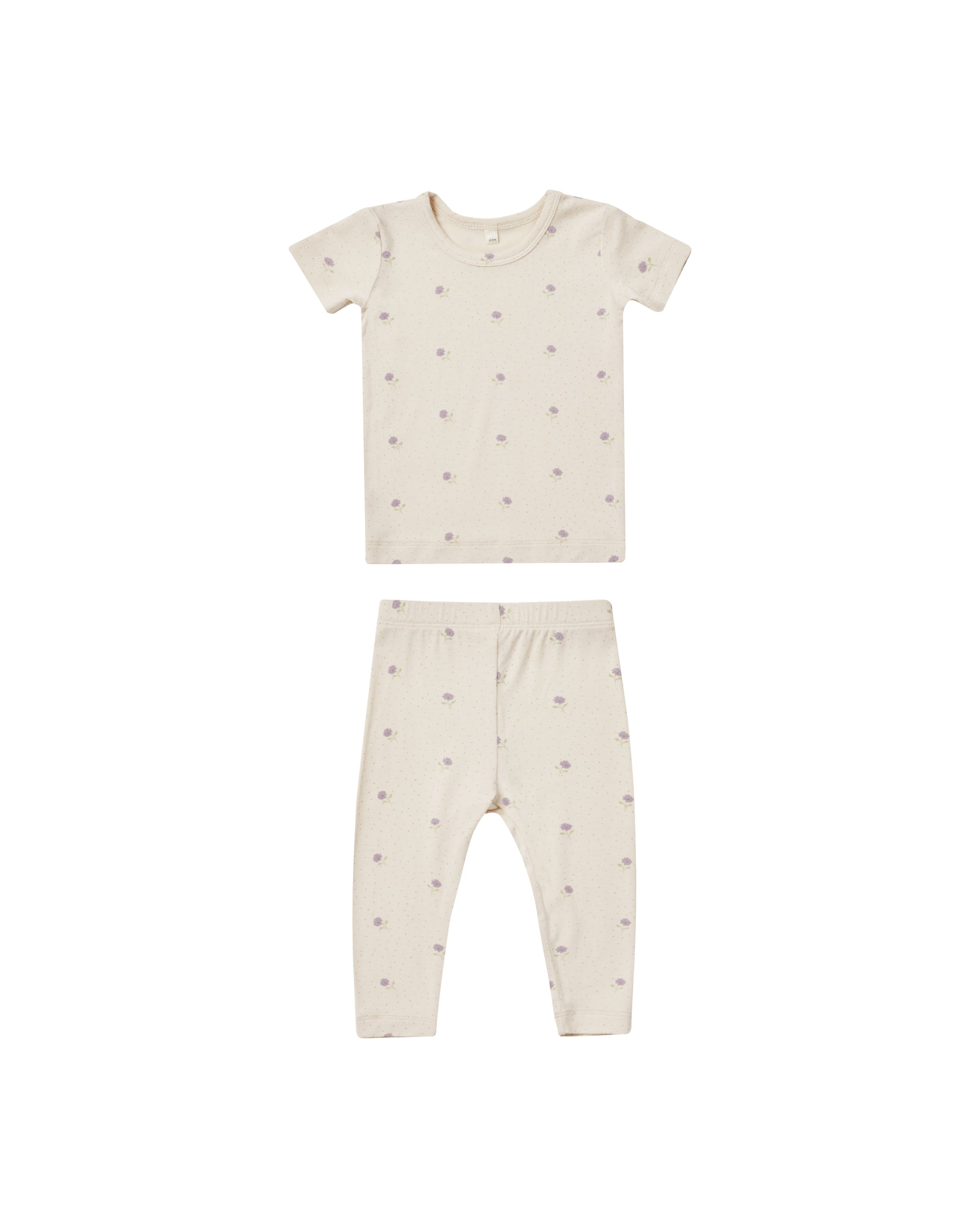 bamboo short sleeve pajama set || Sweet Pea
