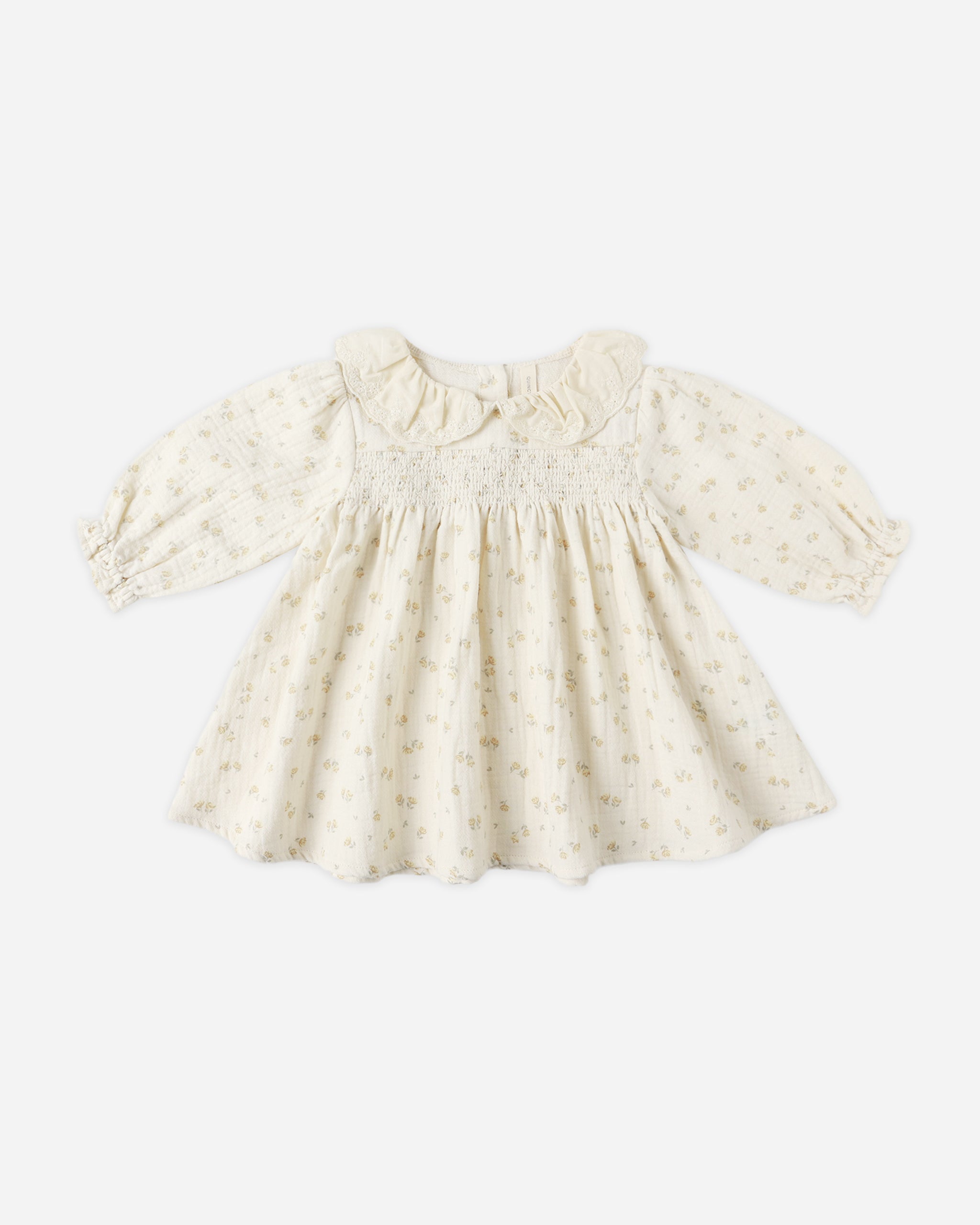 Callie Dress || Golden Floral 0-3M