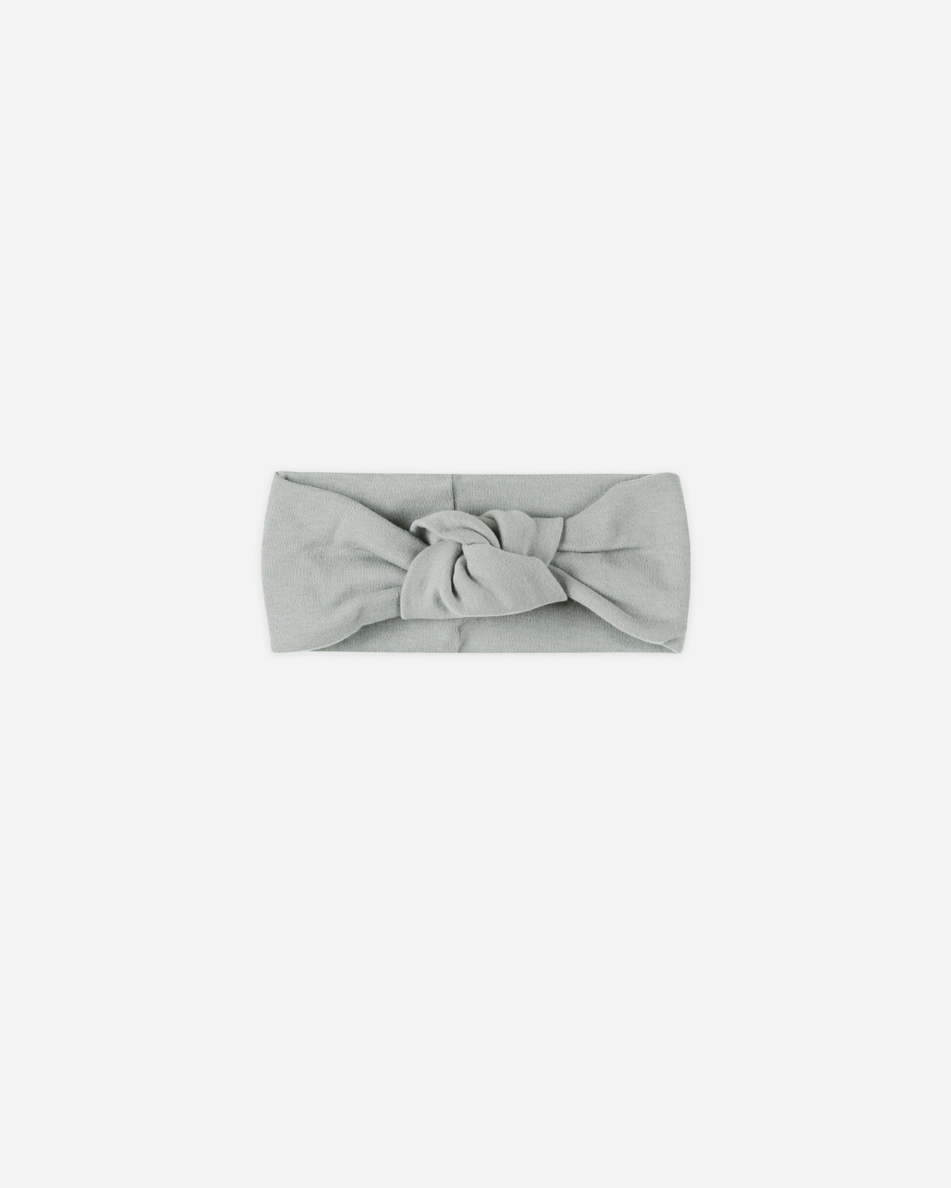 Knotted Headband || Steel Blue