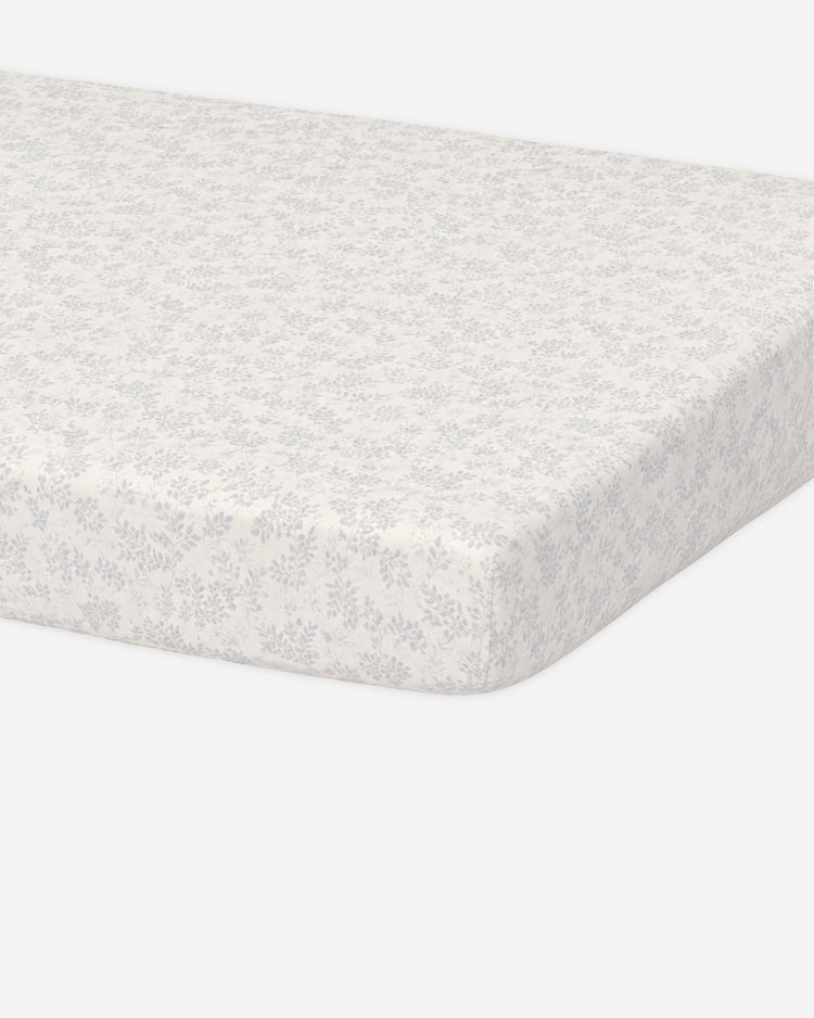 BAMBOO CRIB SHEET || CLOUD FLORAL