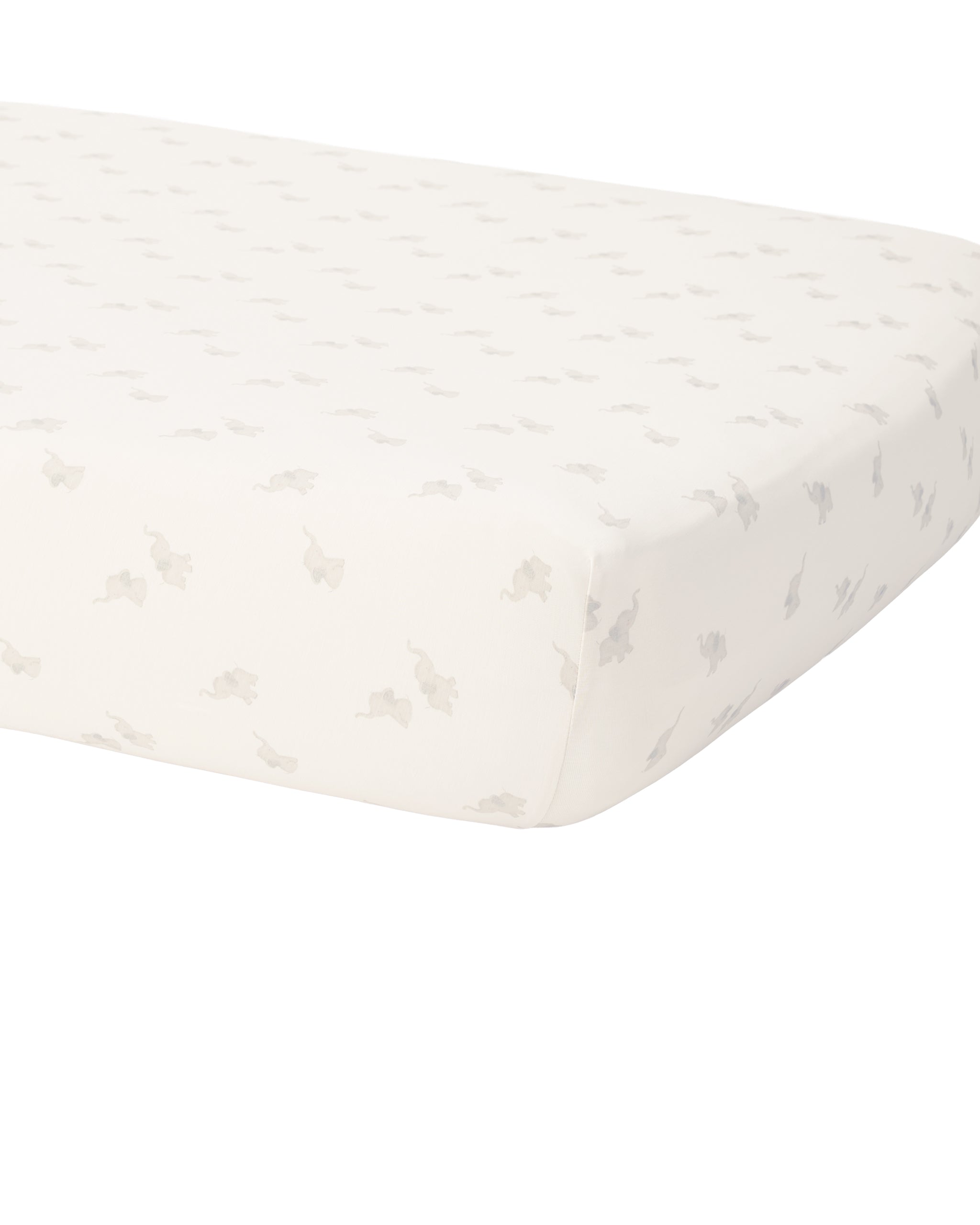Bamboo Crib Sheet || Elephants