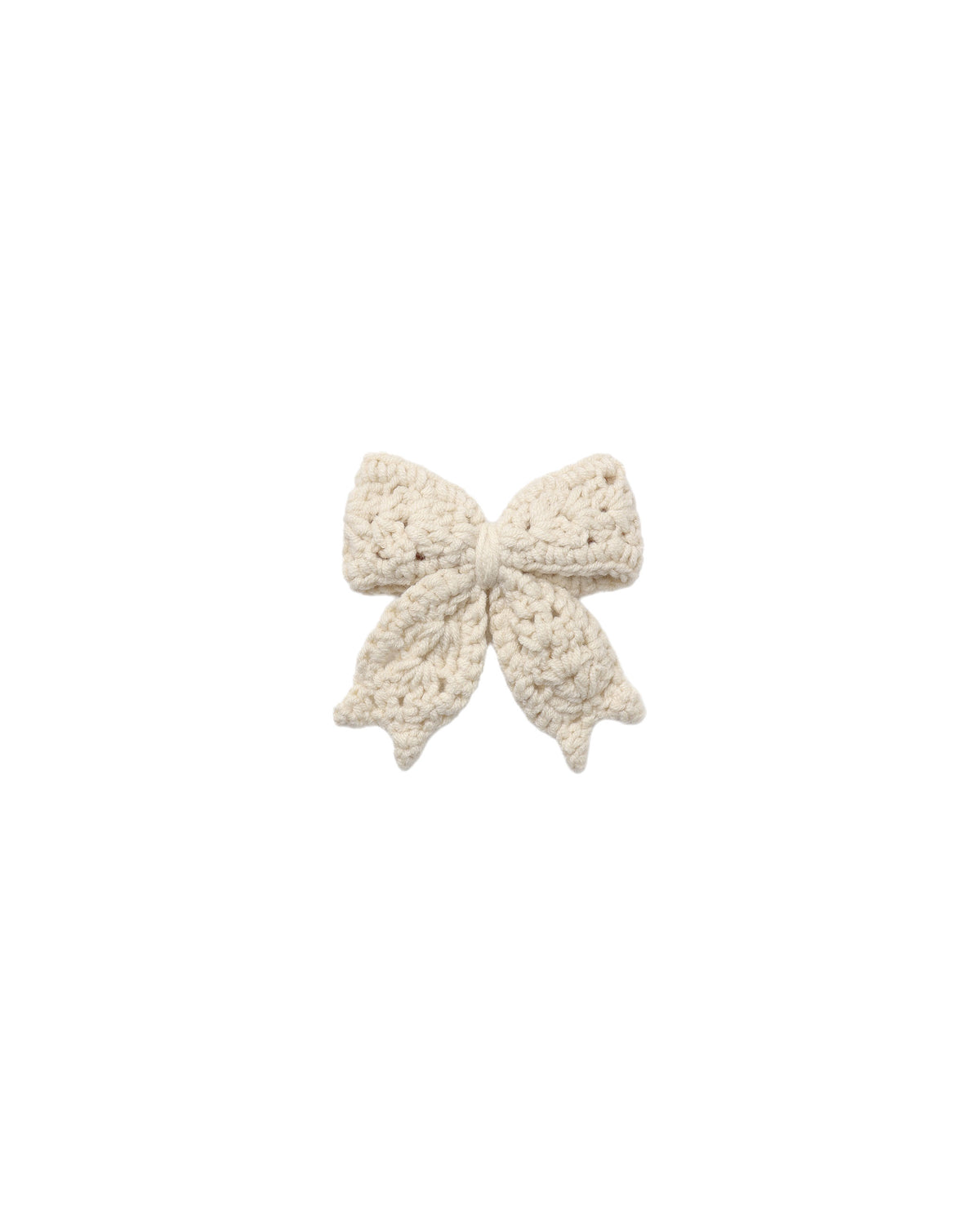 Crochet Bow || Natural