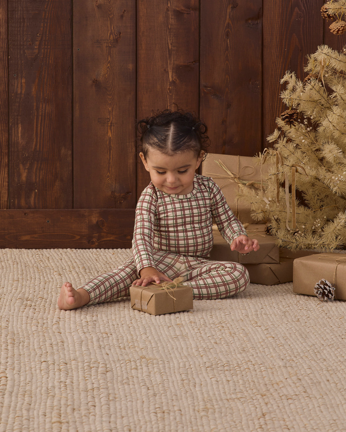 Bamboo Pajama Set || Redwood Check