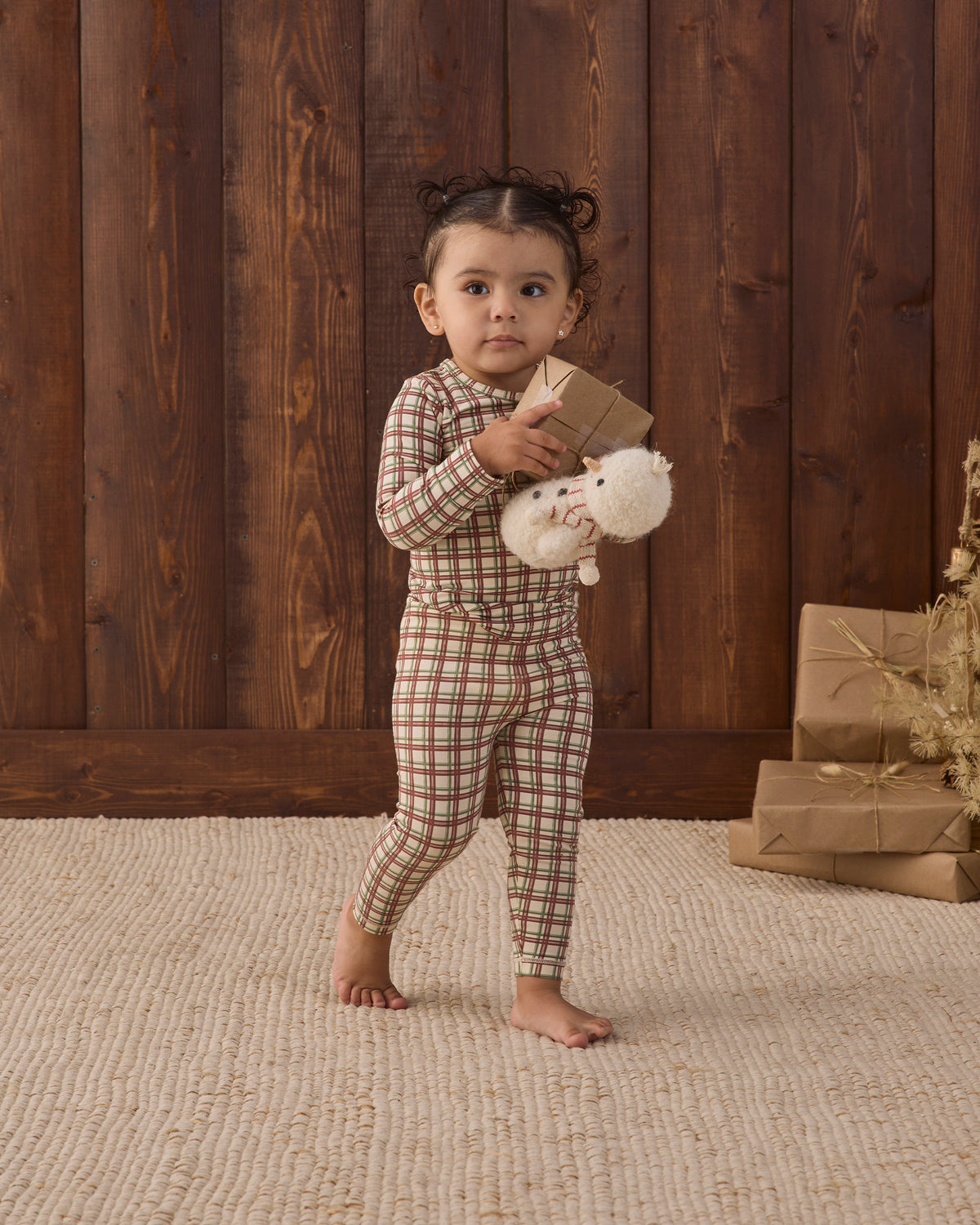 Bamboo Pajama Set || Redwood Check