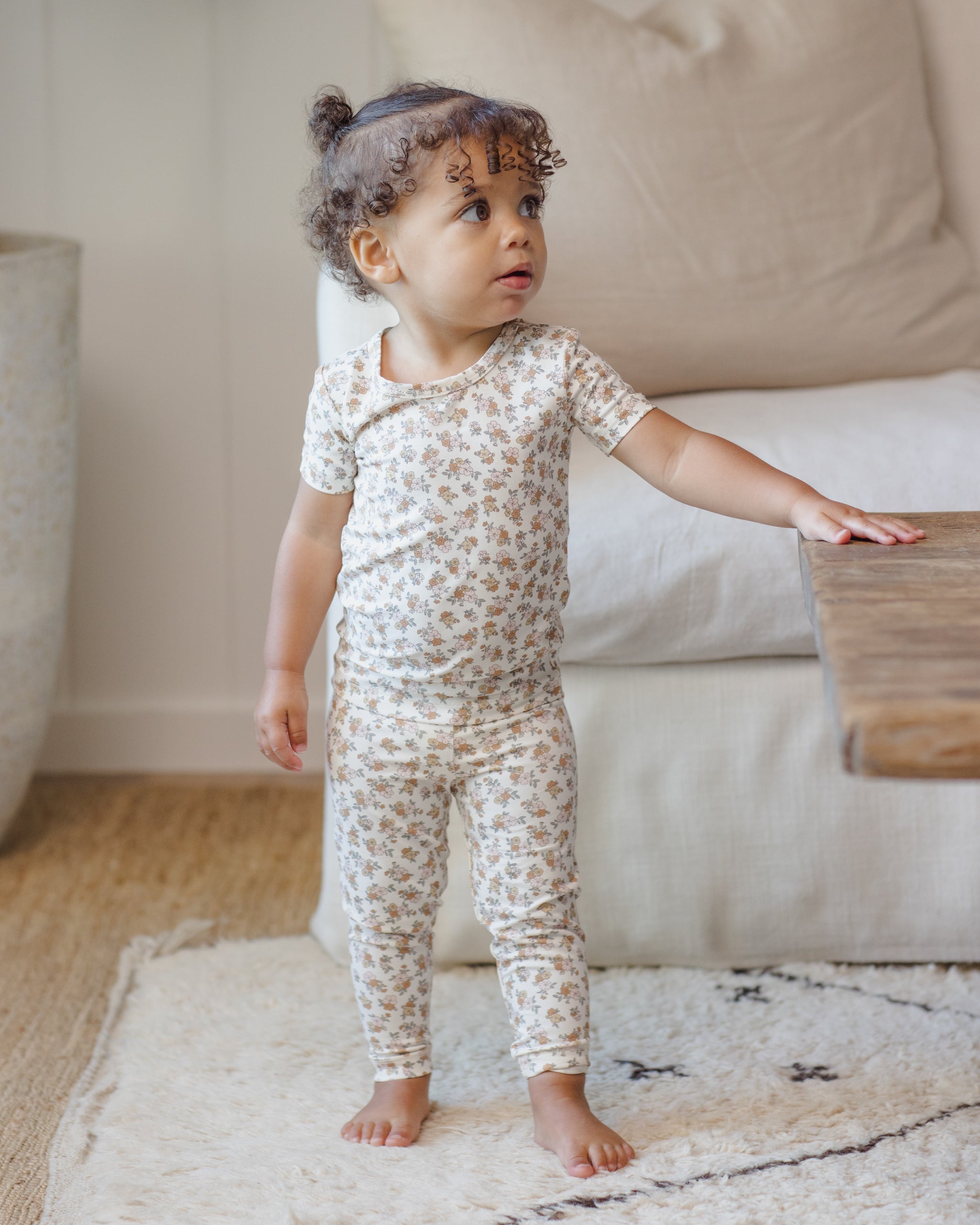 Bamboo Short Sleeve Pajama Set || Wildflower