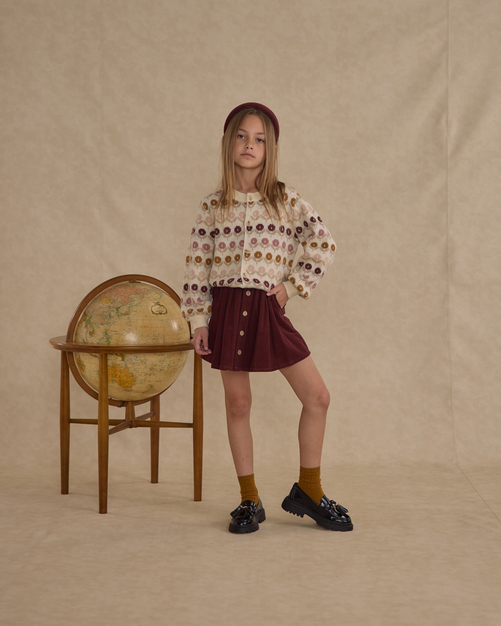 Cheyenne Cardigan || Floral Jacquard