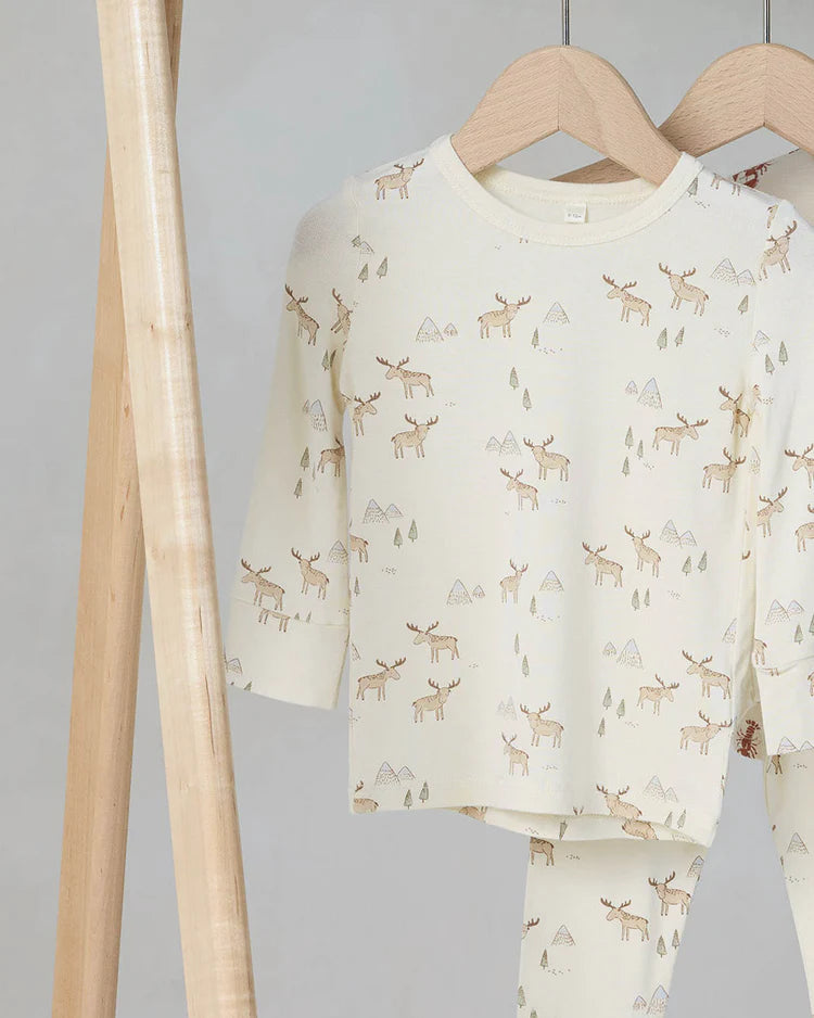 Long Sleeve Pajamas || Moose