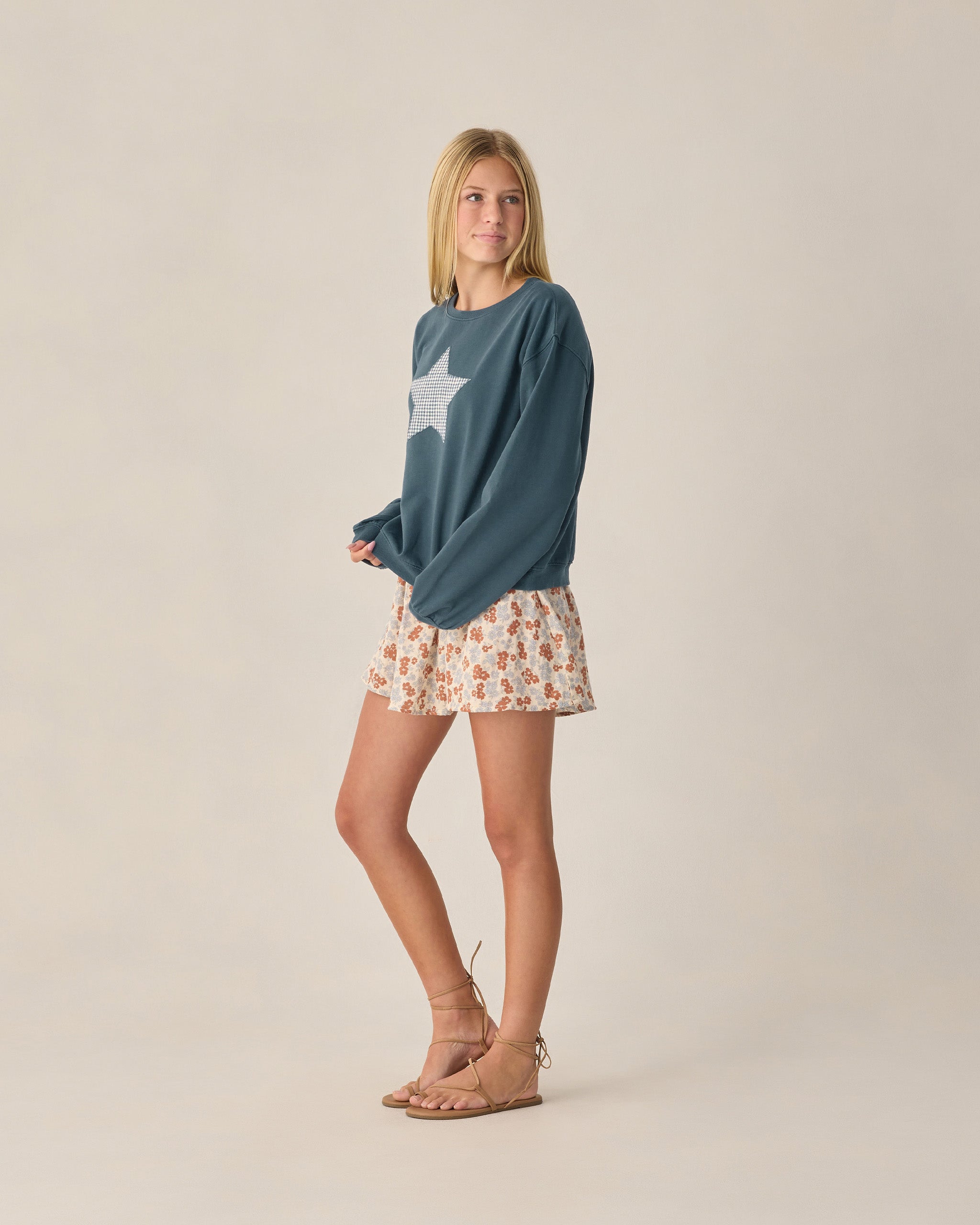 Teen Pier Sweatshirt Navy