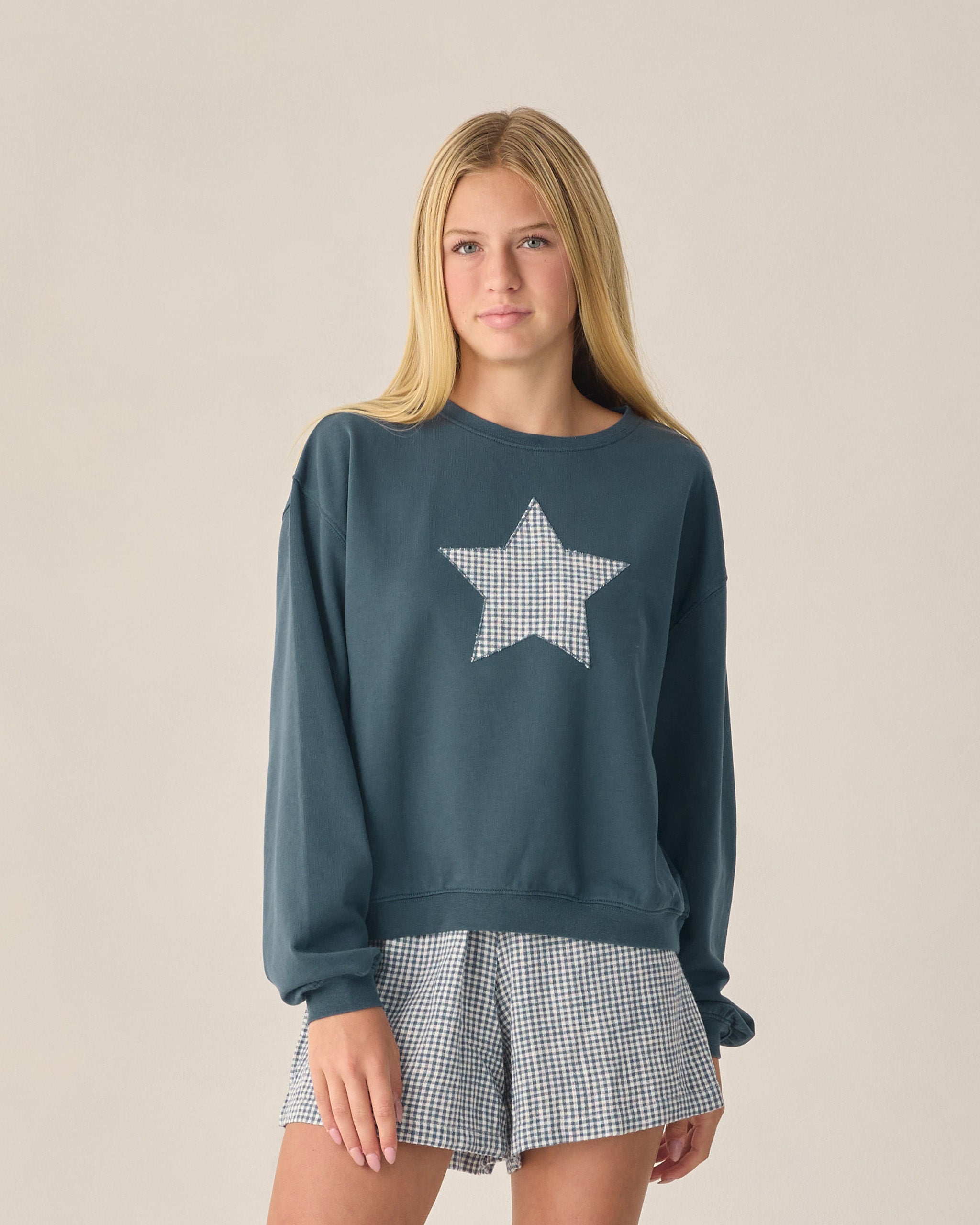 Teen Pier Sweatshirt Navy