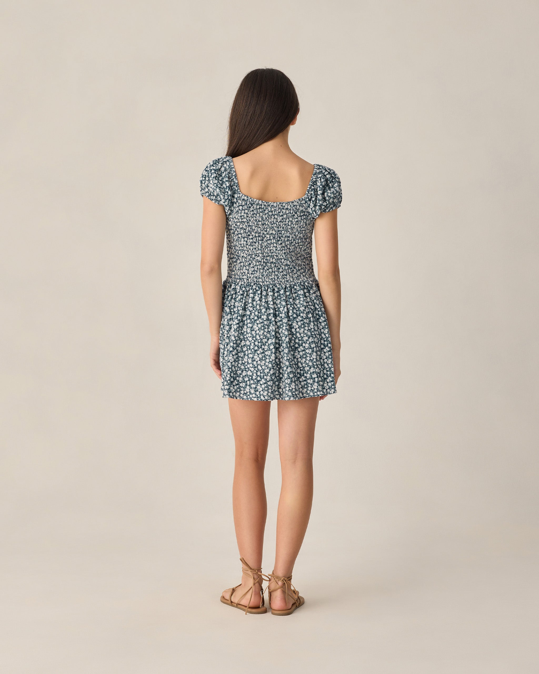Teen Alex Dress || Navy Floral (Teens)