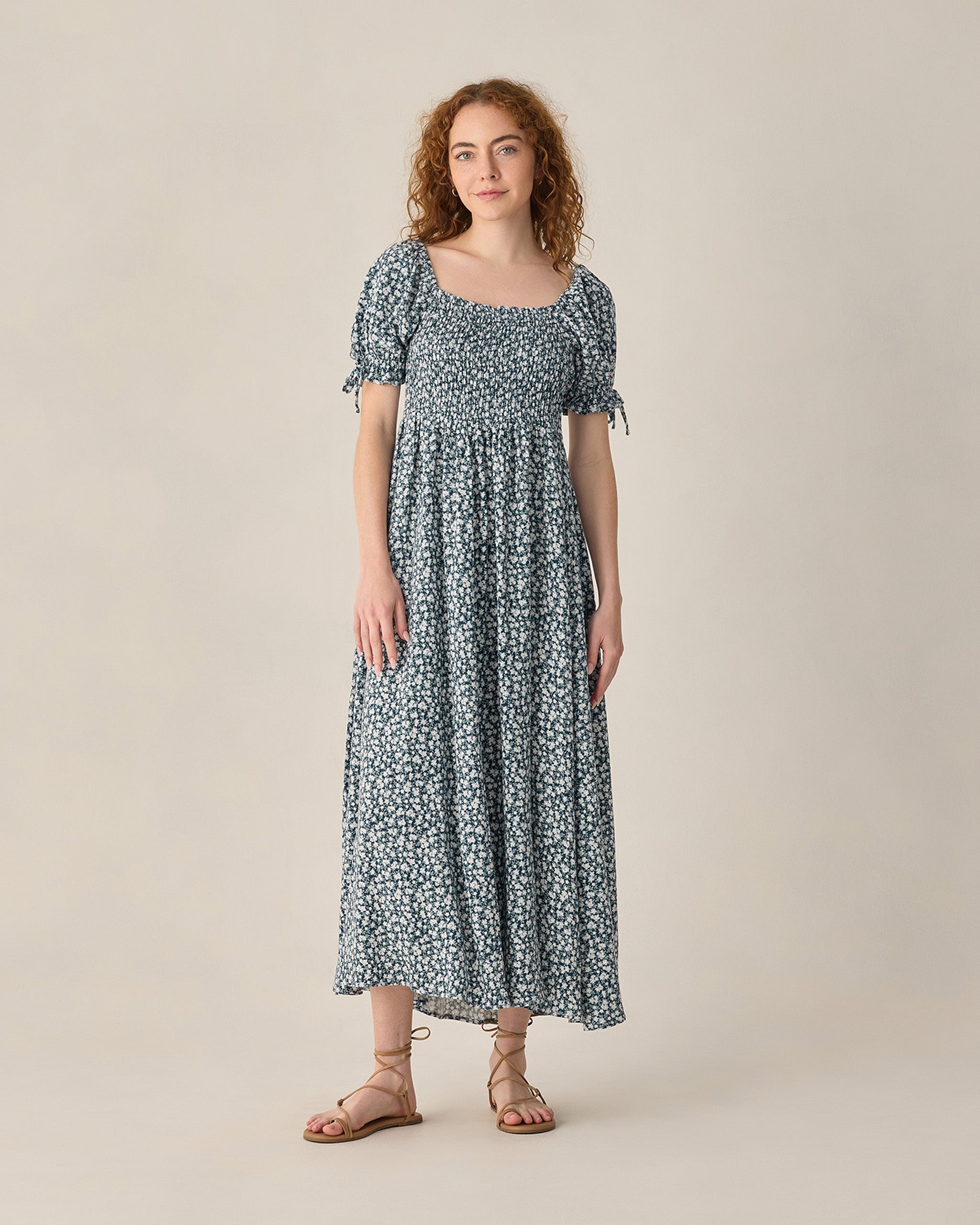 Dallas Dress || Navy Floral