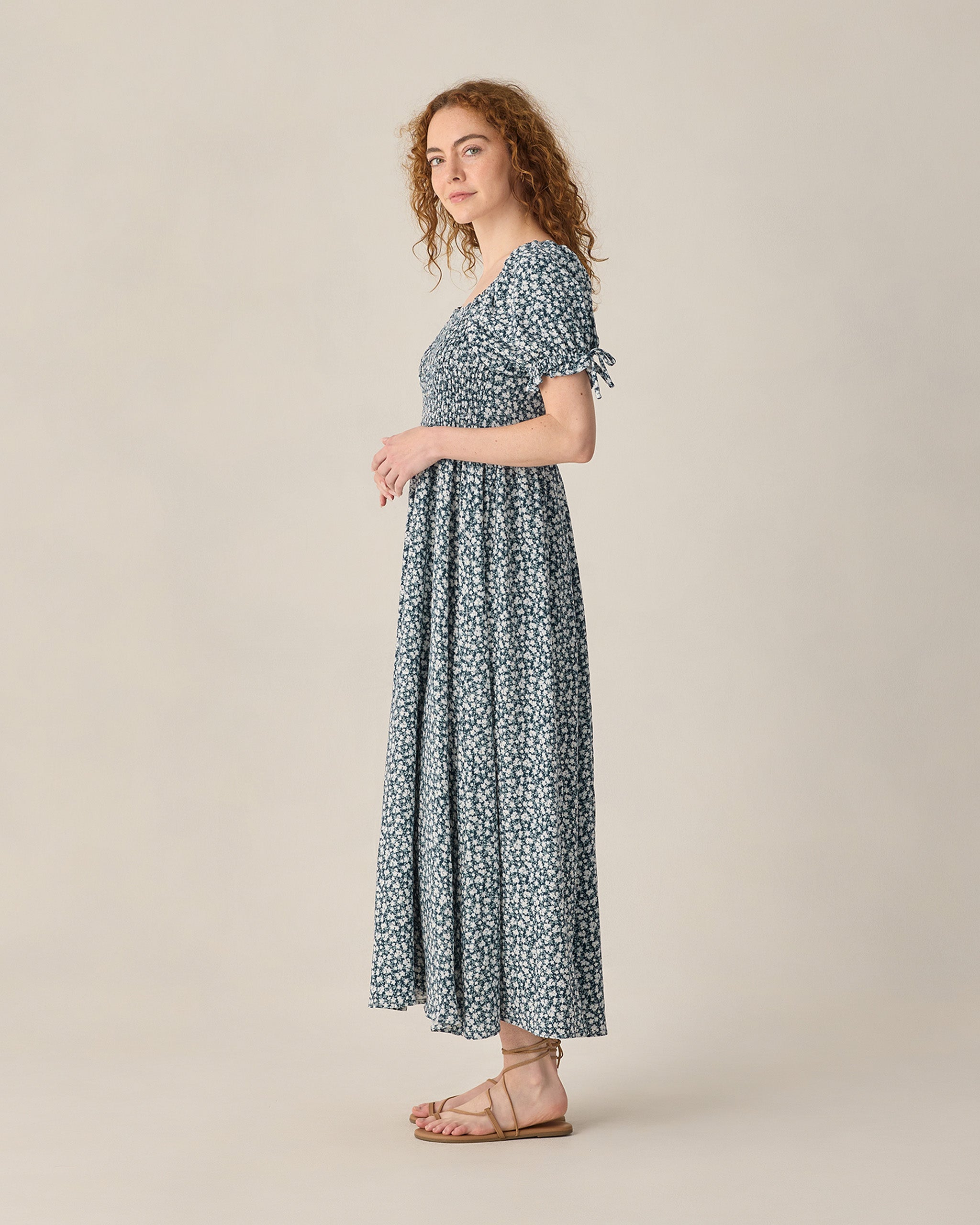 Dallas Dress || Navy Floral