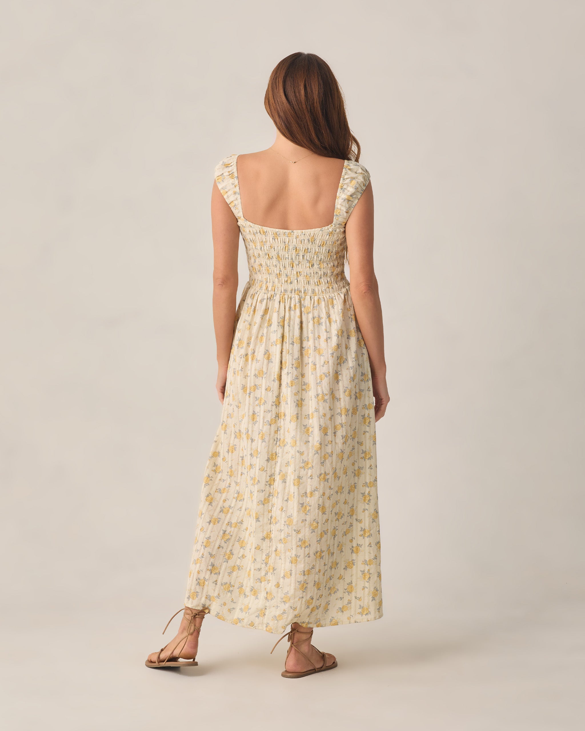 Ivy Dress | Lemon Ditsy Flower