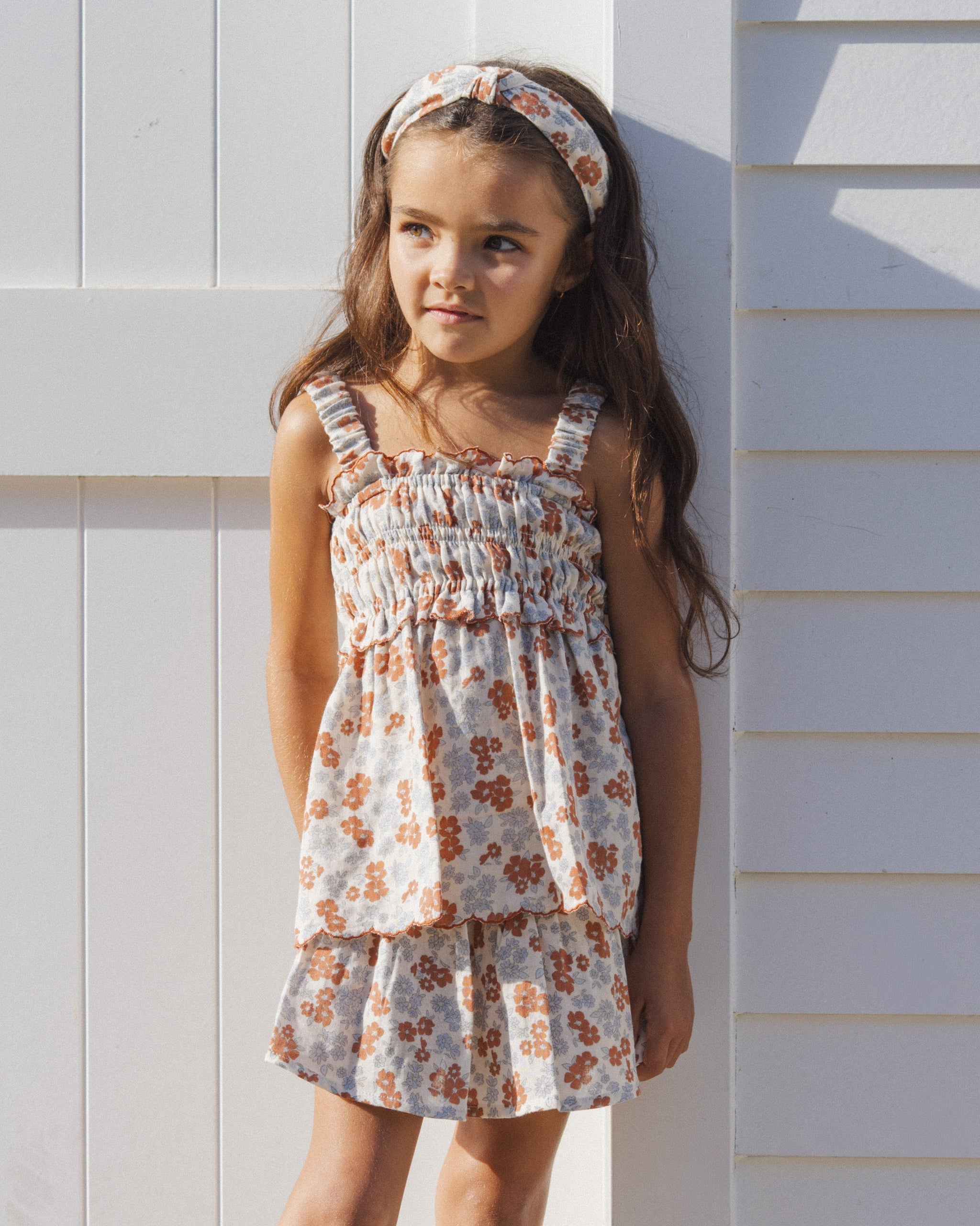 Smocked Tank || Americana Floral