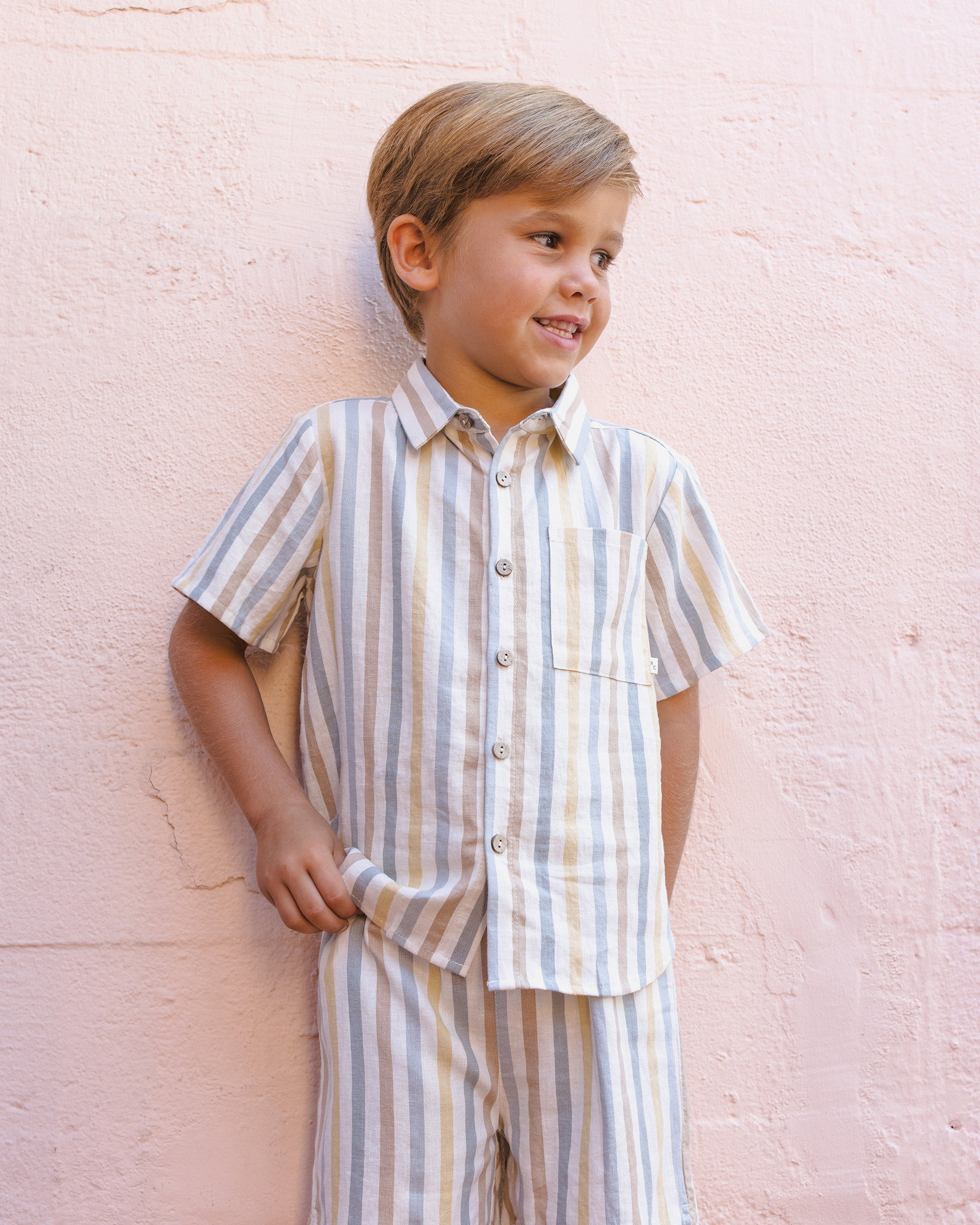 Perry Short || Valencia Stripe