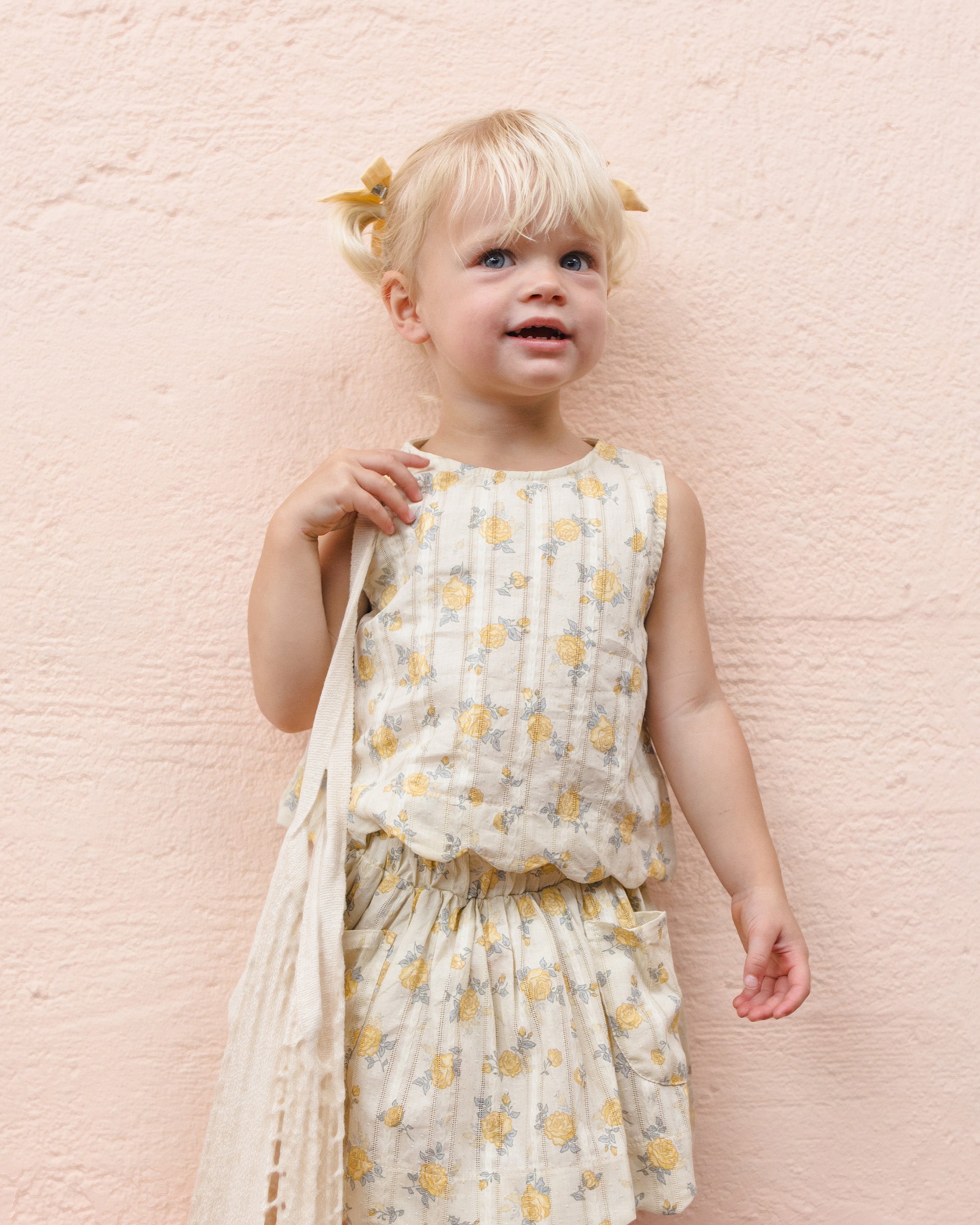 Lenny Skirt || Lemon Ditsy Flower