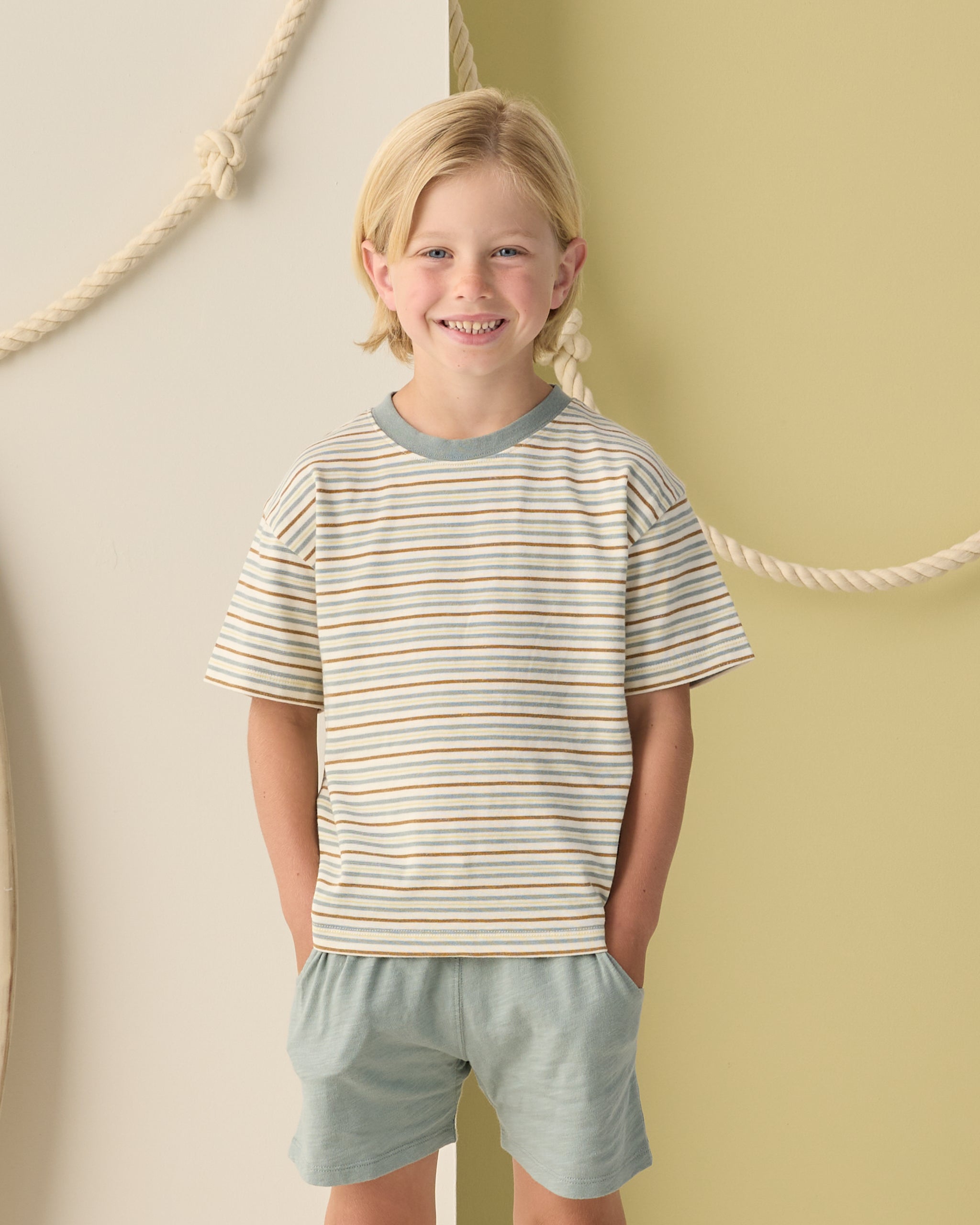 Relaxed Tee Vintage Stripe