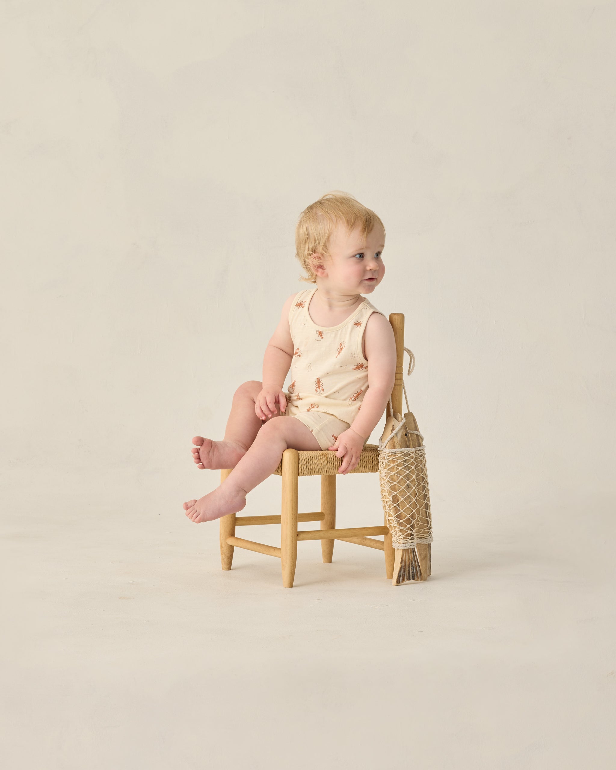 Sleeveless One-Piece || Lobster