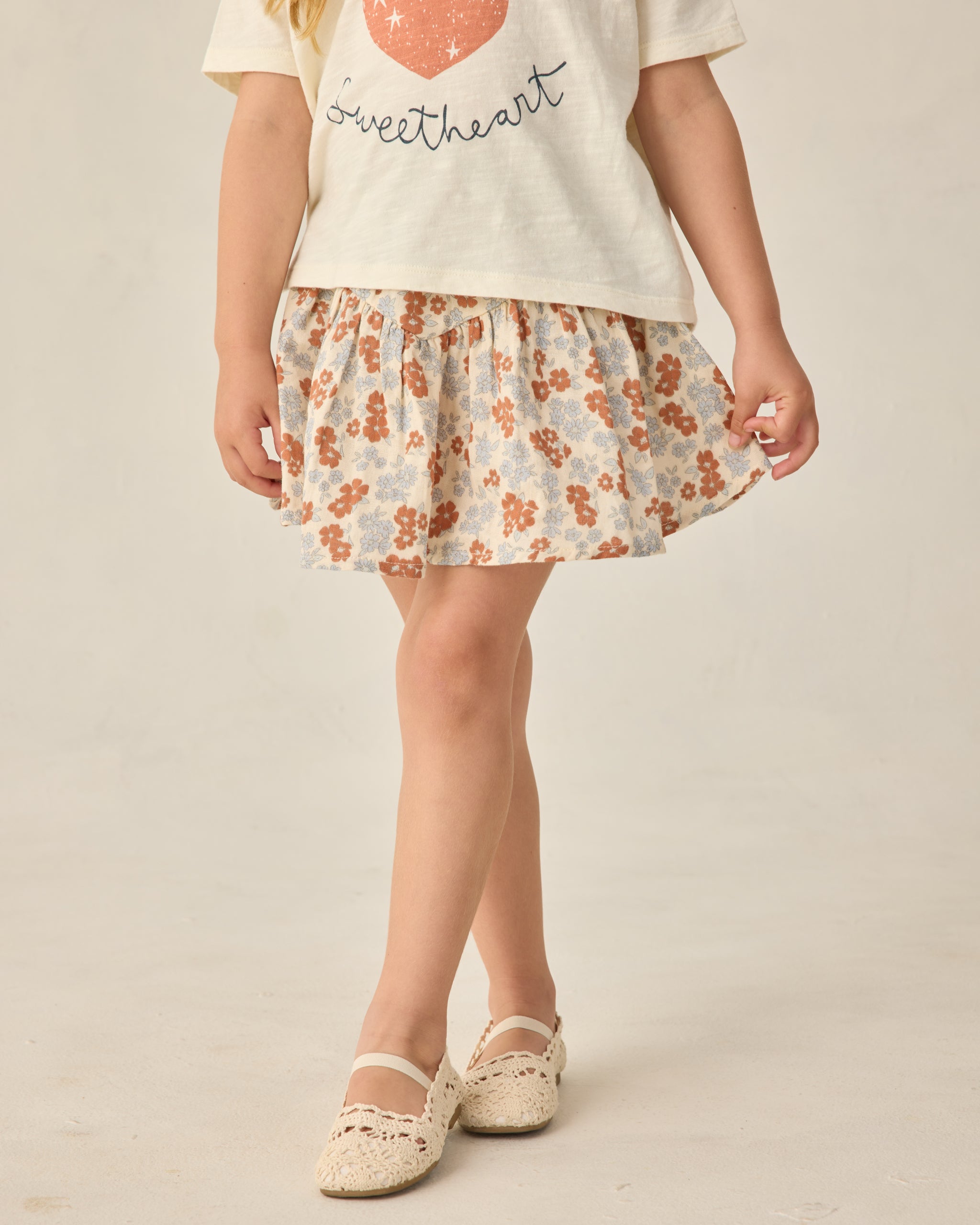Sparrow Skirt || Americana Floral