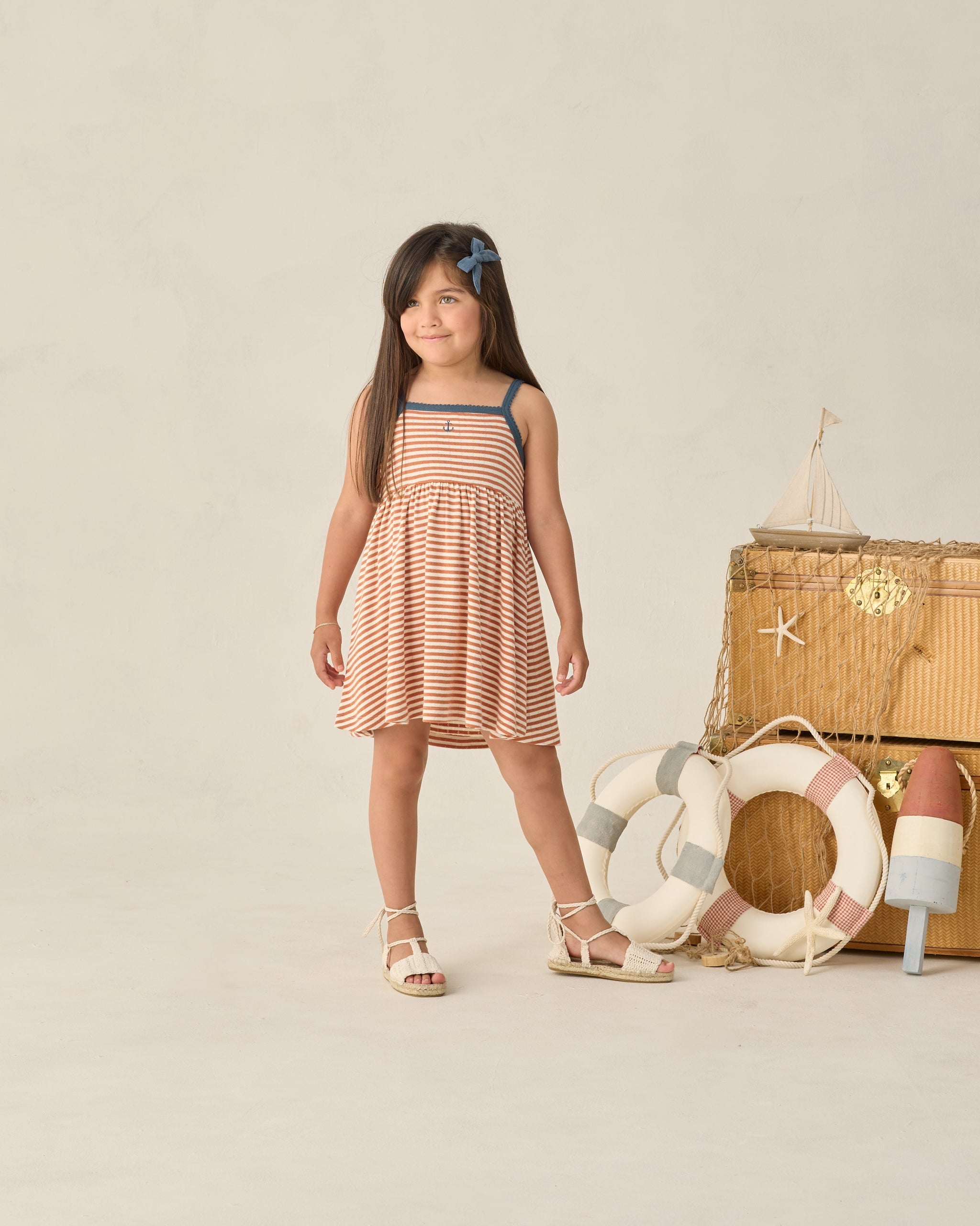 Lea Dress || Poppy Stripe