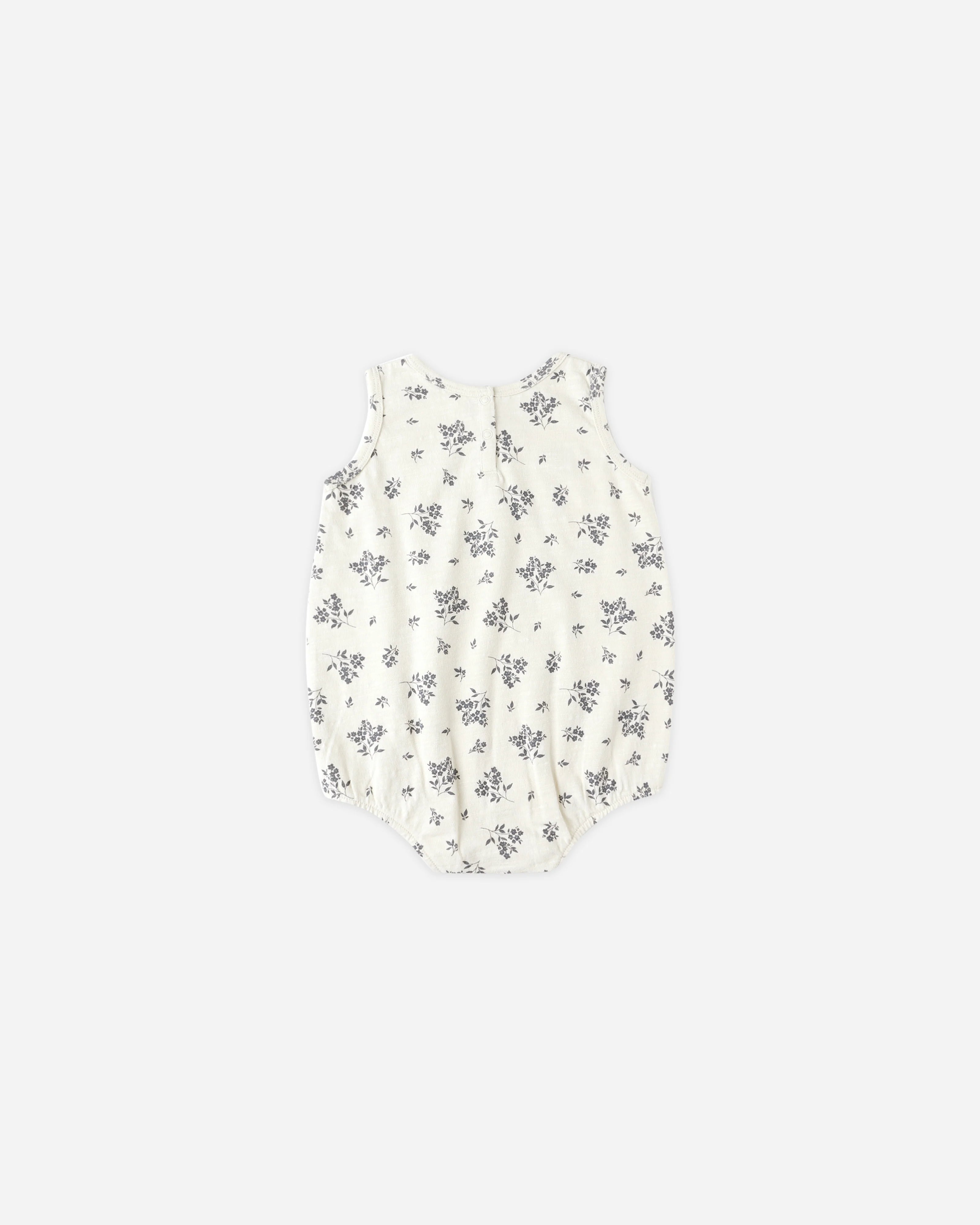 Bubble Onesie || Blue Floral